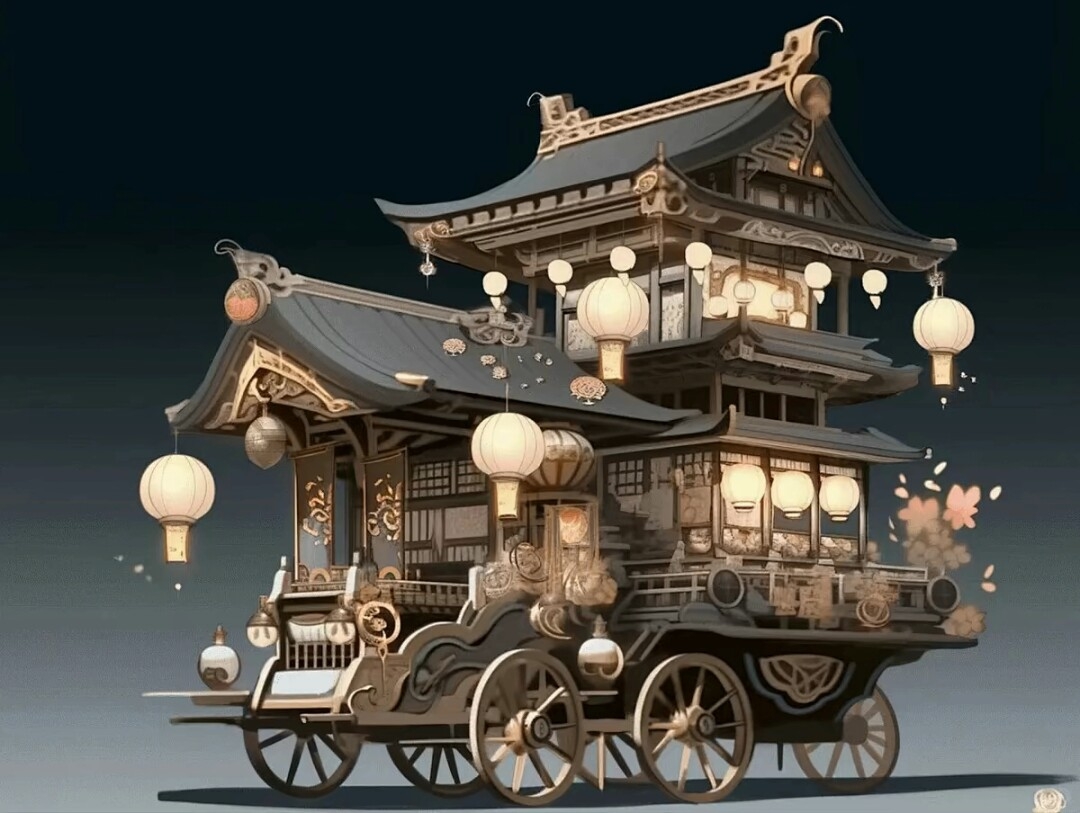 When I was a child's dream carriage when I was a child's favorite# mysterious night，