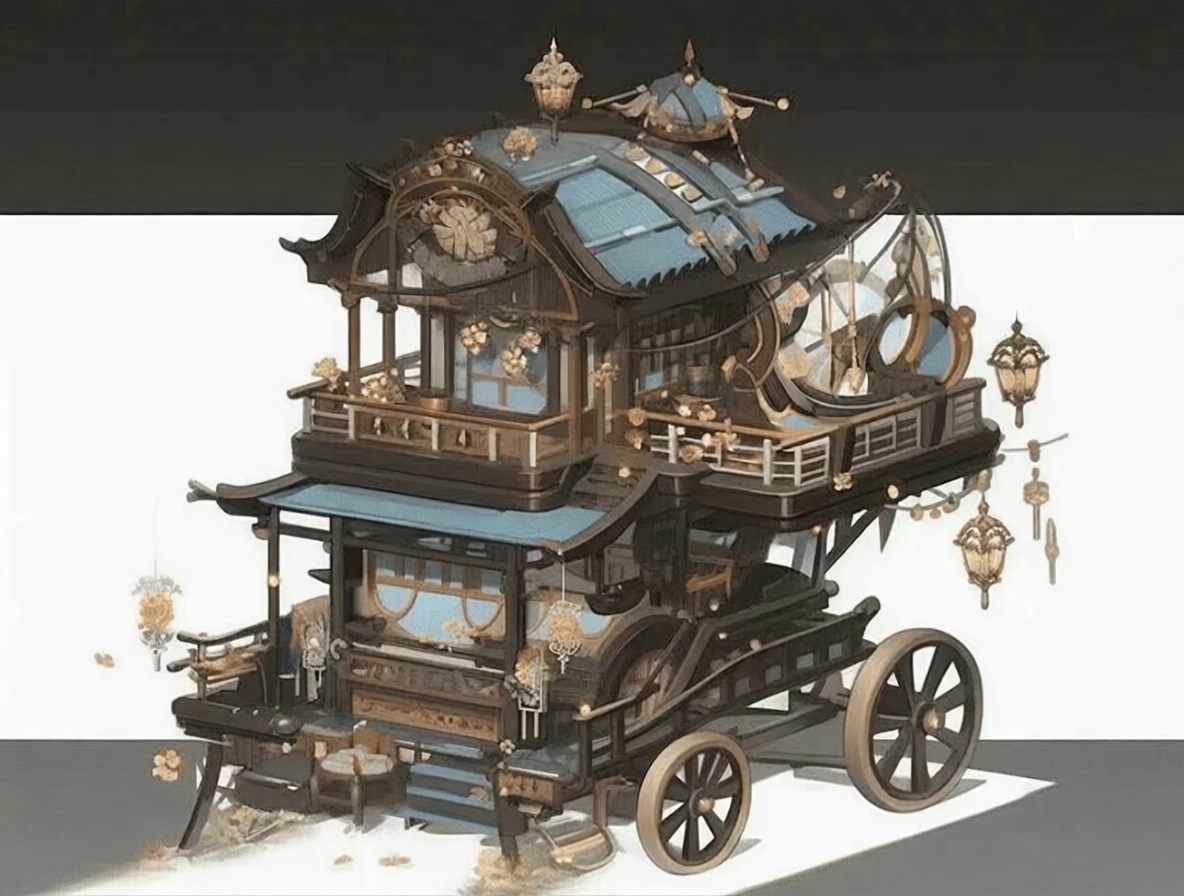 When I was a child's dream carriage when I was a child's favorite# mysterious night，