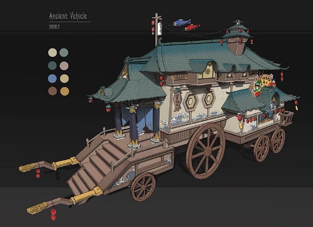When I was a child's dream carriage when I was a child's favorite# mysterious night，