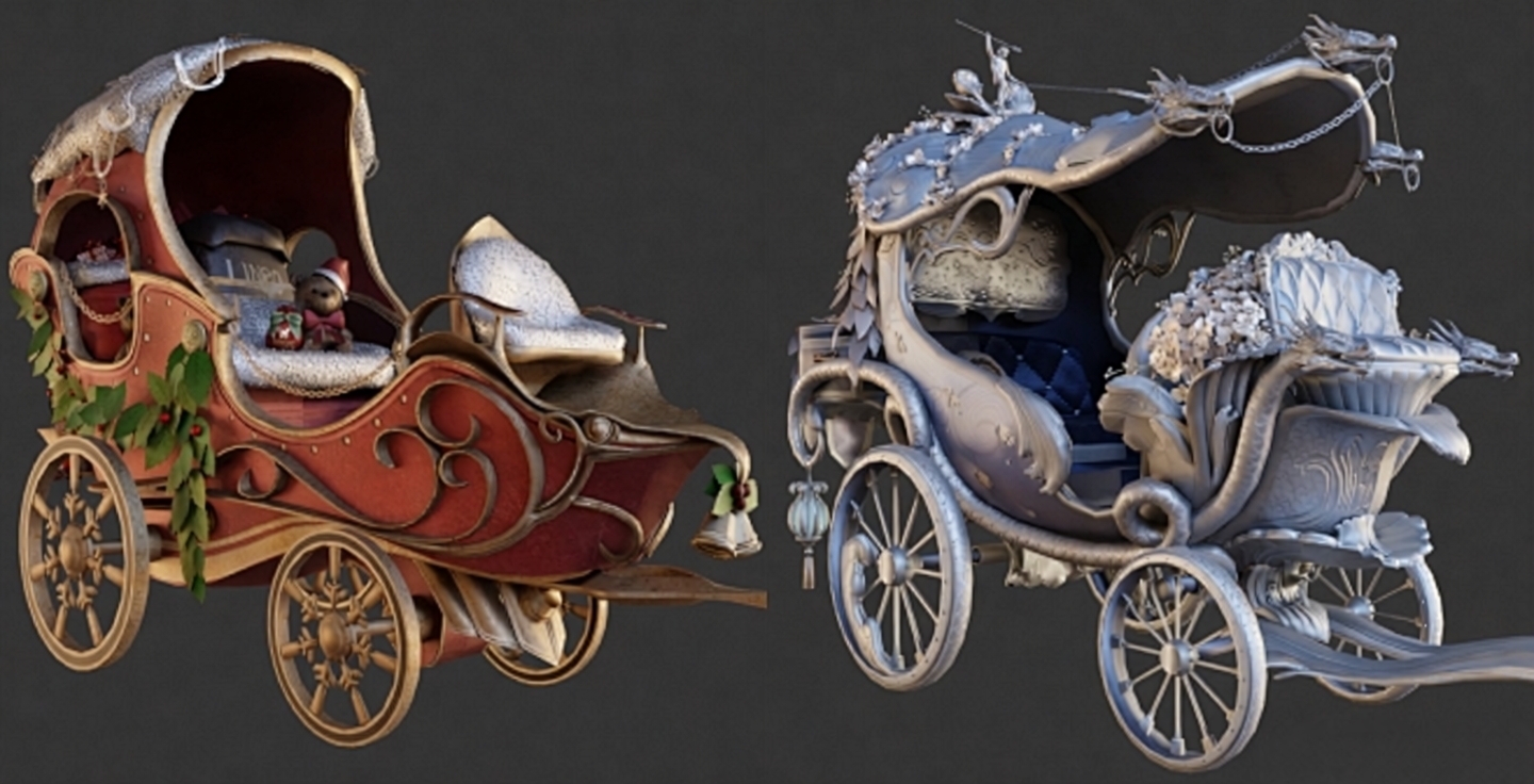 When I was a child's dream carriage sedan chair when I was a child's favorite# mysterious night，