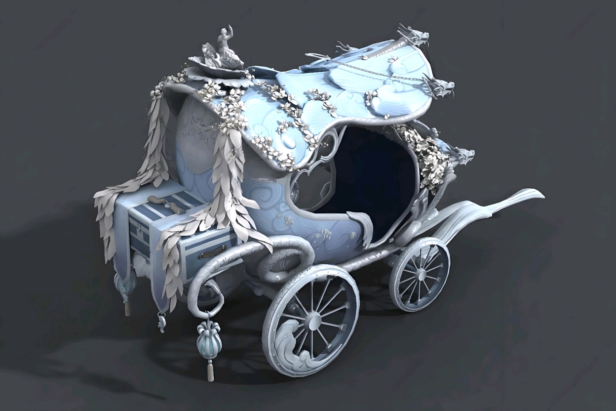 When I was a child's dream carriage sedan chair when I was a child's favorite# mysterious night，
