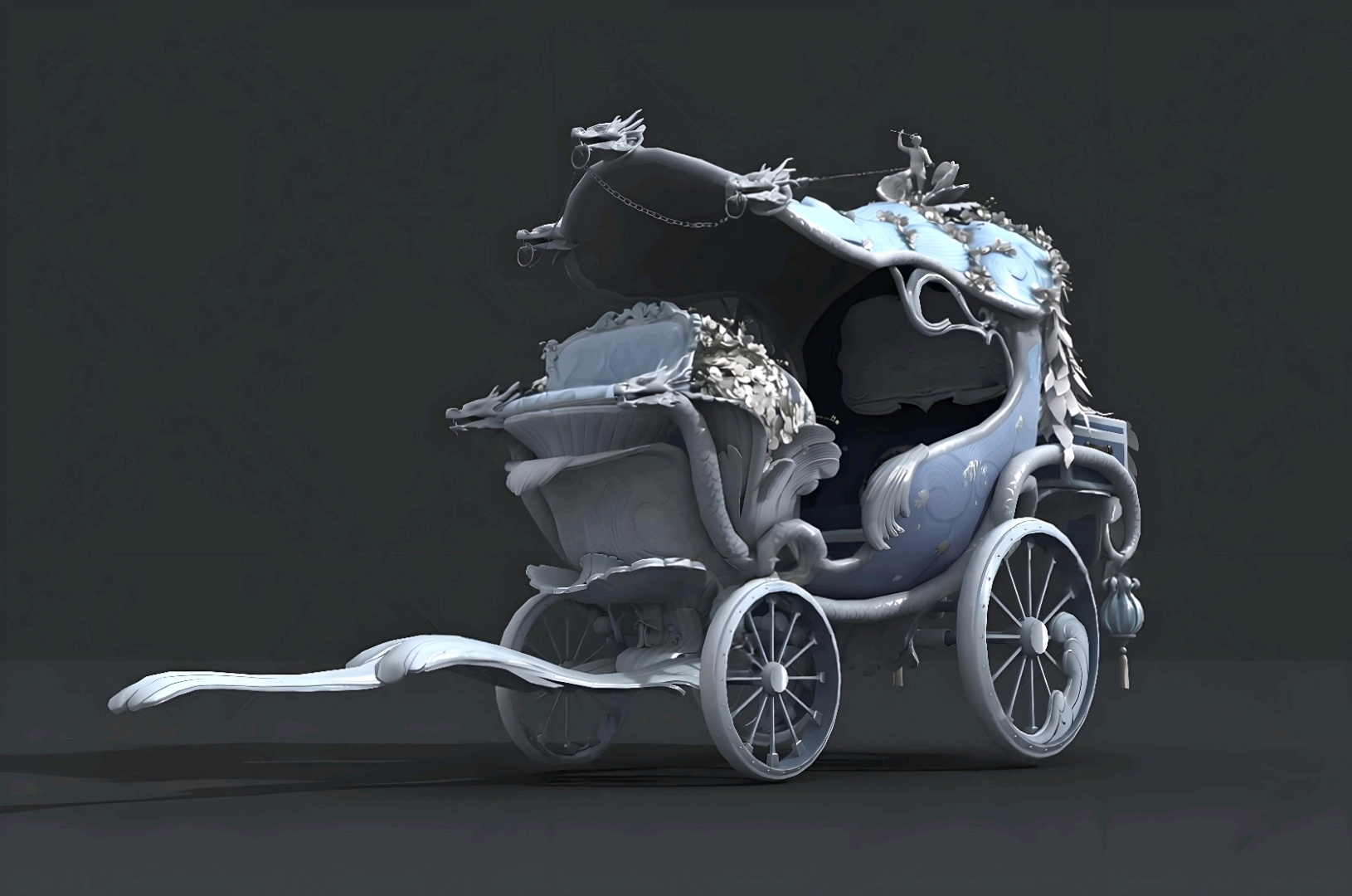 When I was a child's dream carriage sedan chair when I was a child's favorite# mysterious night，