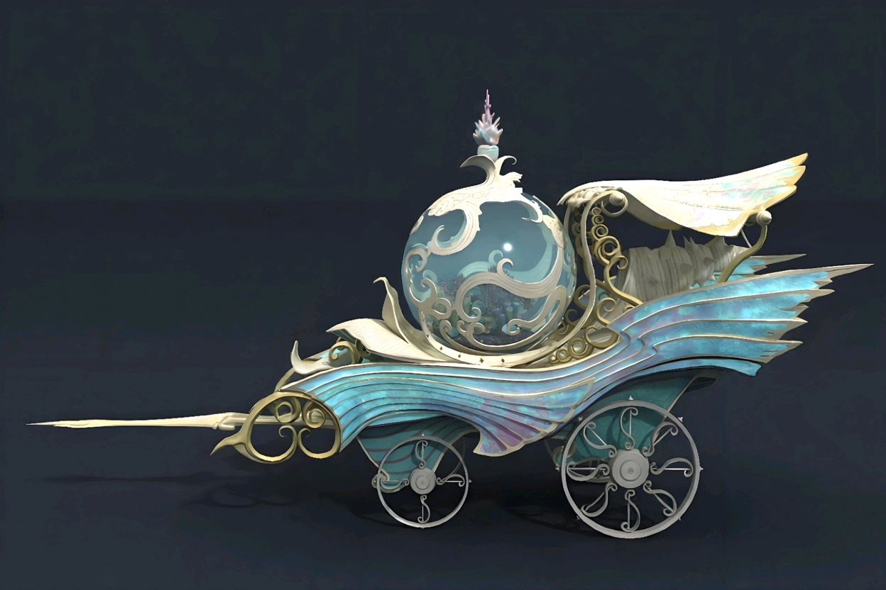 When I was a child's dream carriage sedan chair when I was a child's favorite# mysterious night，