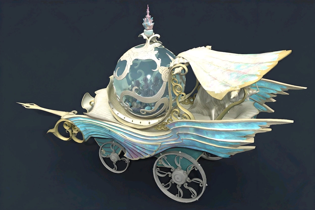 When I was a child's dream carriage sedan chair when I was a child's favorite# mysterious night，