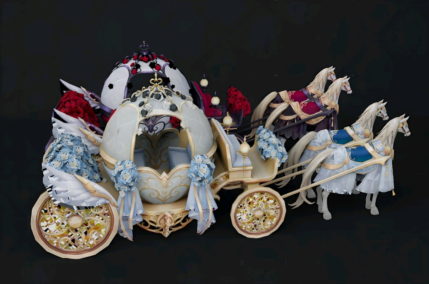 When I was a child's dream carriage sedan chair when I was a child's favorite# mysterious night，