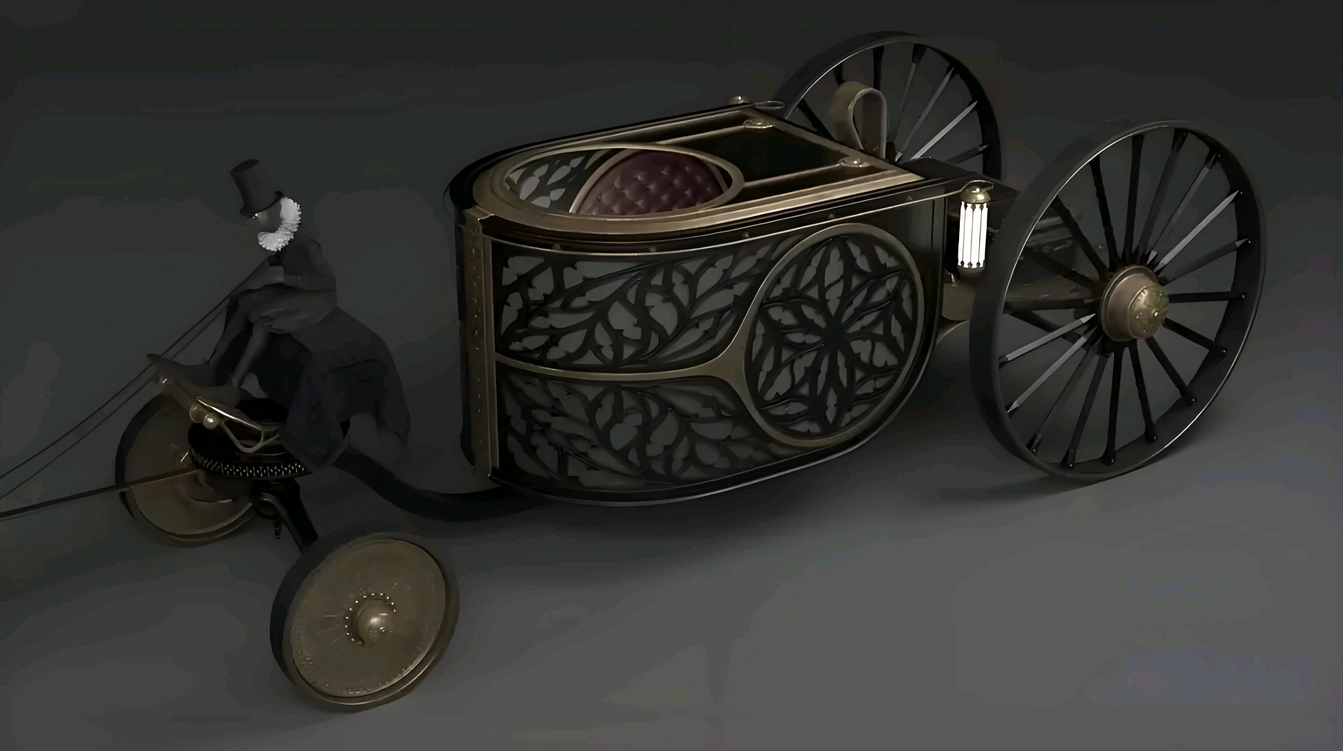 When I was a child's dream carriage sedan chair when I was a child's favorite# mysterious night，
