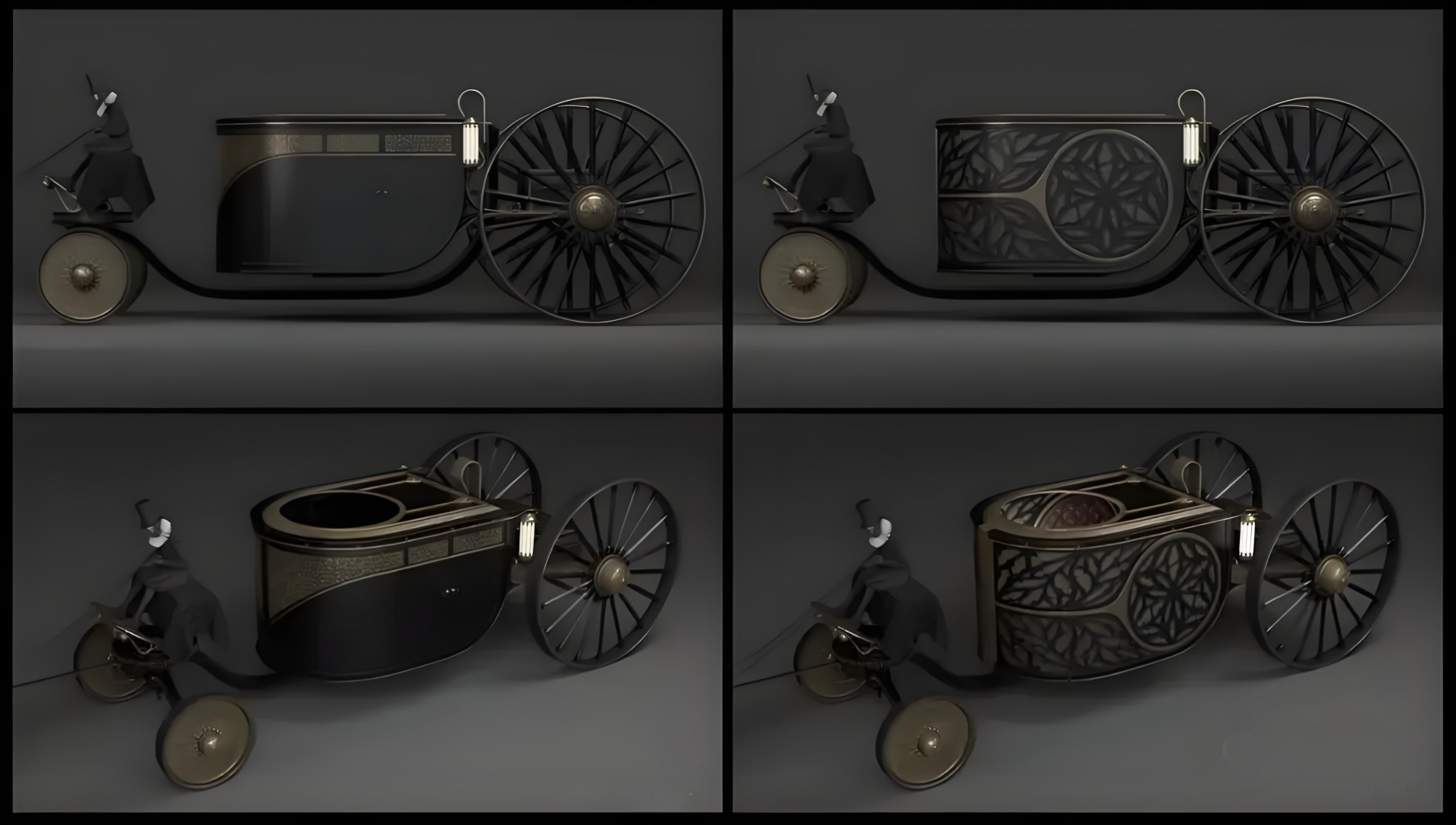 When I was a child's dream carriage sedan chair when I was a child's favorite# mysterious night，