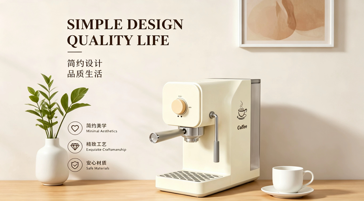 Coffee machine design，Household Electric Appliances，Office appliances，product design，