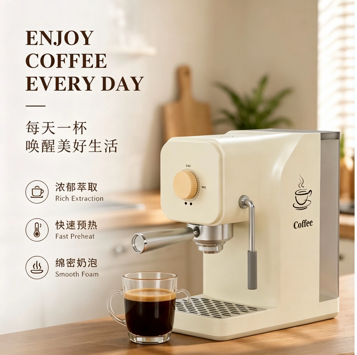 Coffee machine design，Household Electric Appliances，Office appliances，product design，