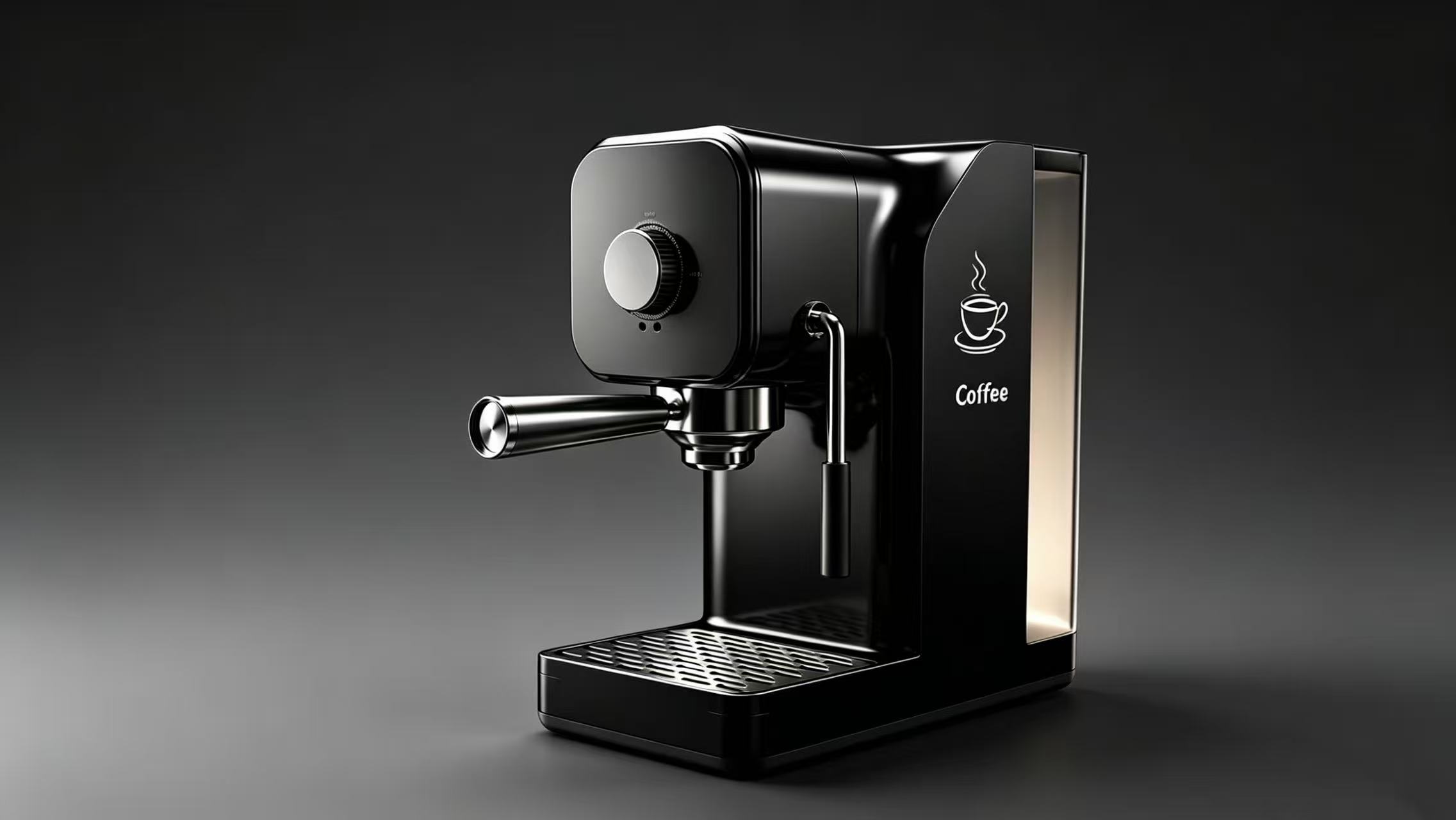Household Electric Appliances，Office products，Coffee machine design，Product rendering，Minimalist Product Design，Product color matching，
