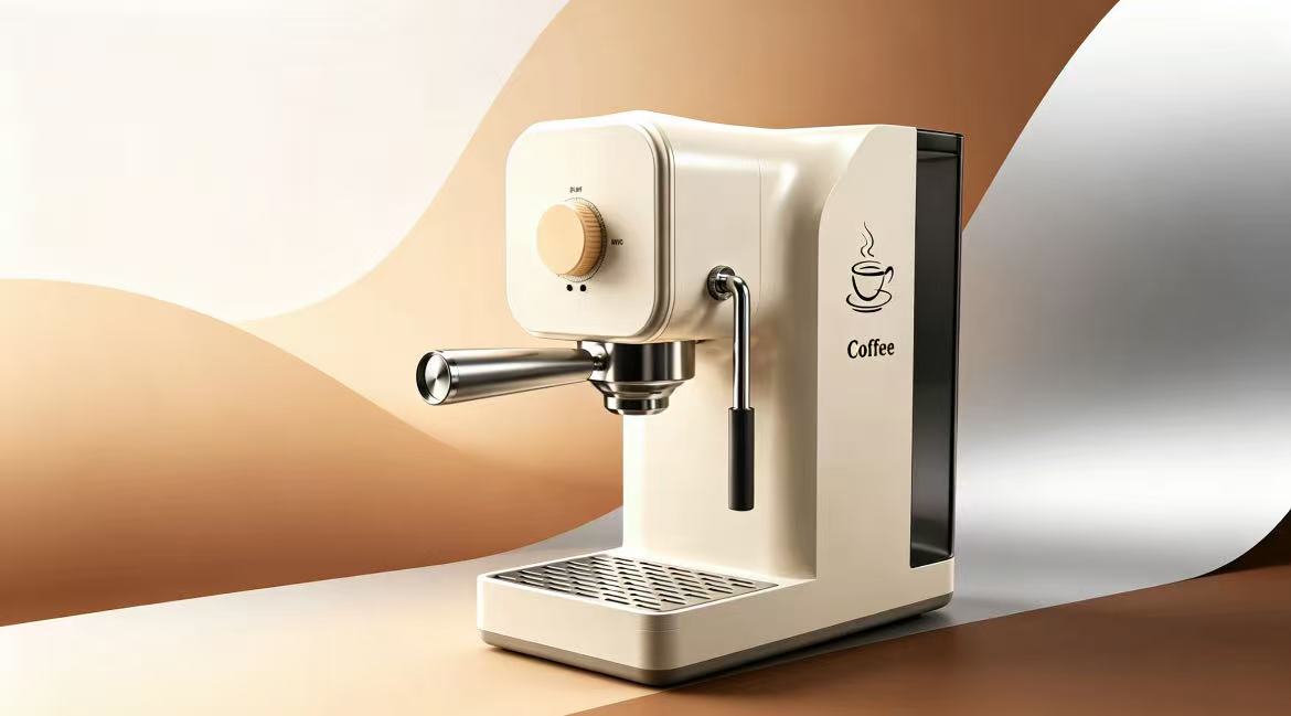 Household Electric Appliances，Office products，Coffee machine design，Product rendering，Minimalist Product Design，Product color matching，