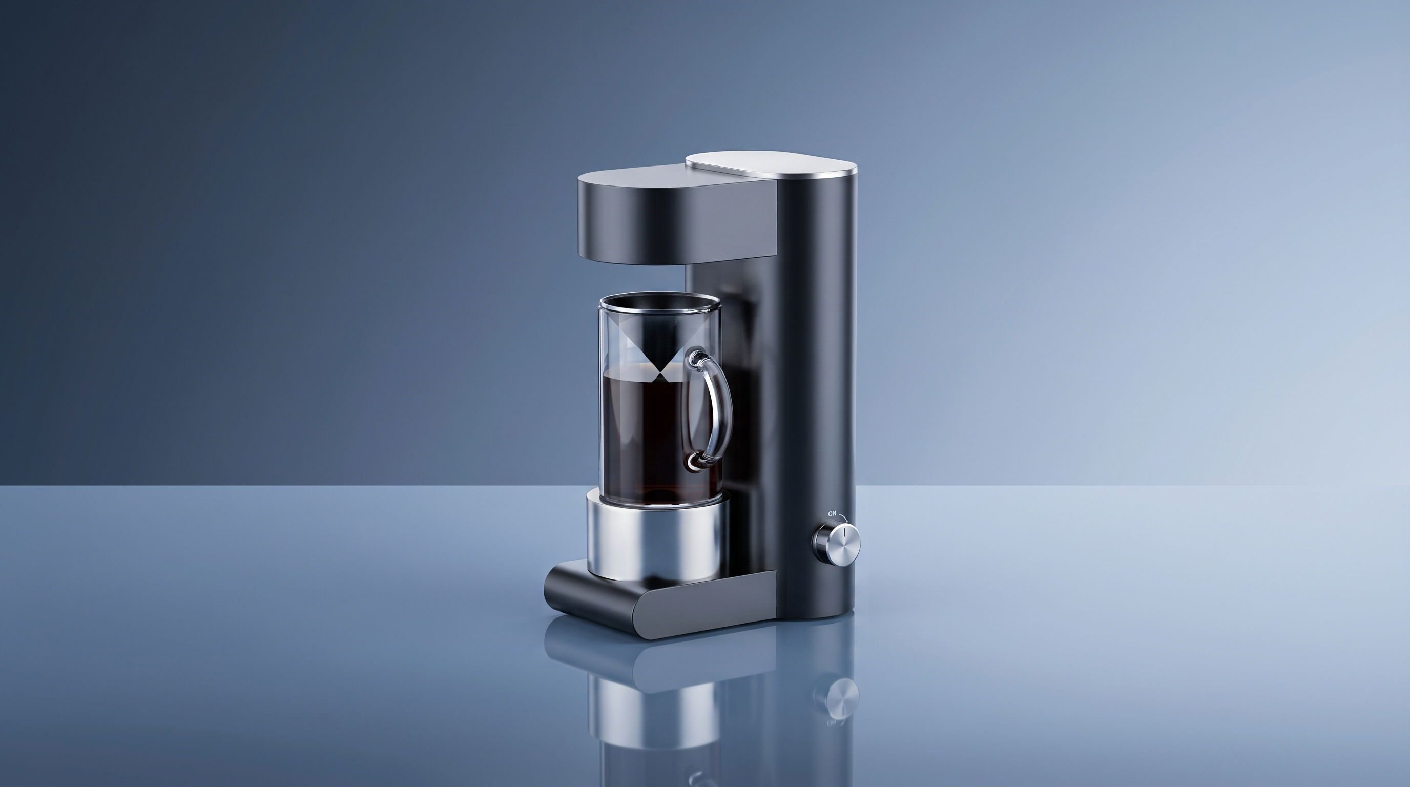 Drip coffee maker，Household coffee machine，Small household appliance design，product design，Appearance design，get design，