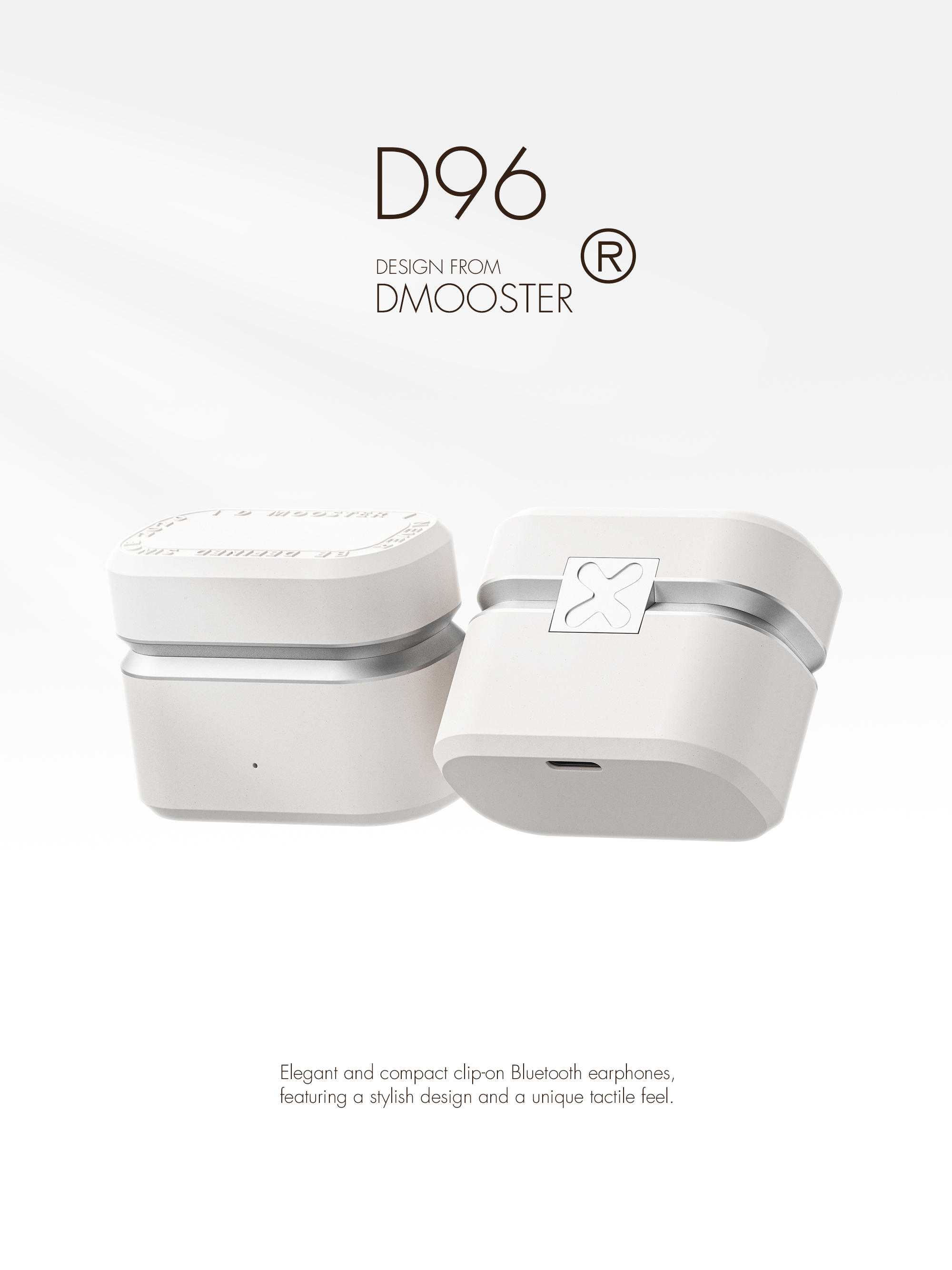 dmooster，Big Monster，Bluetooth headset，industrial design，Render，headset，product，