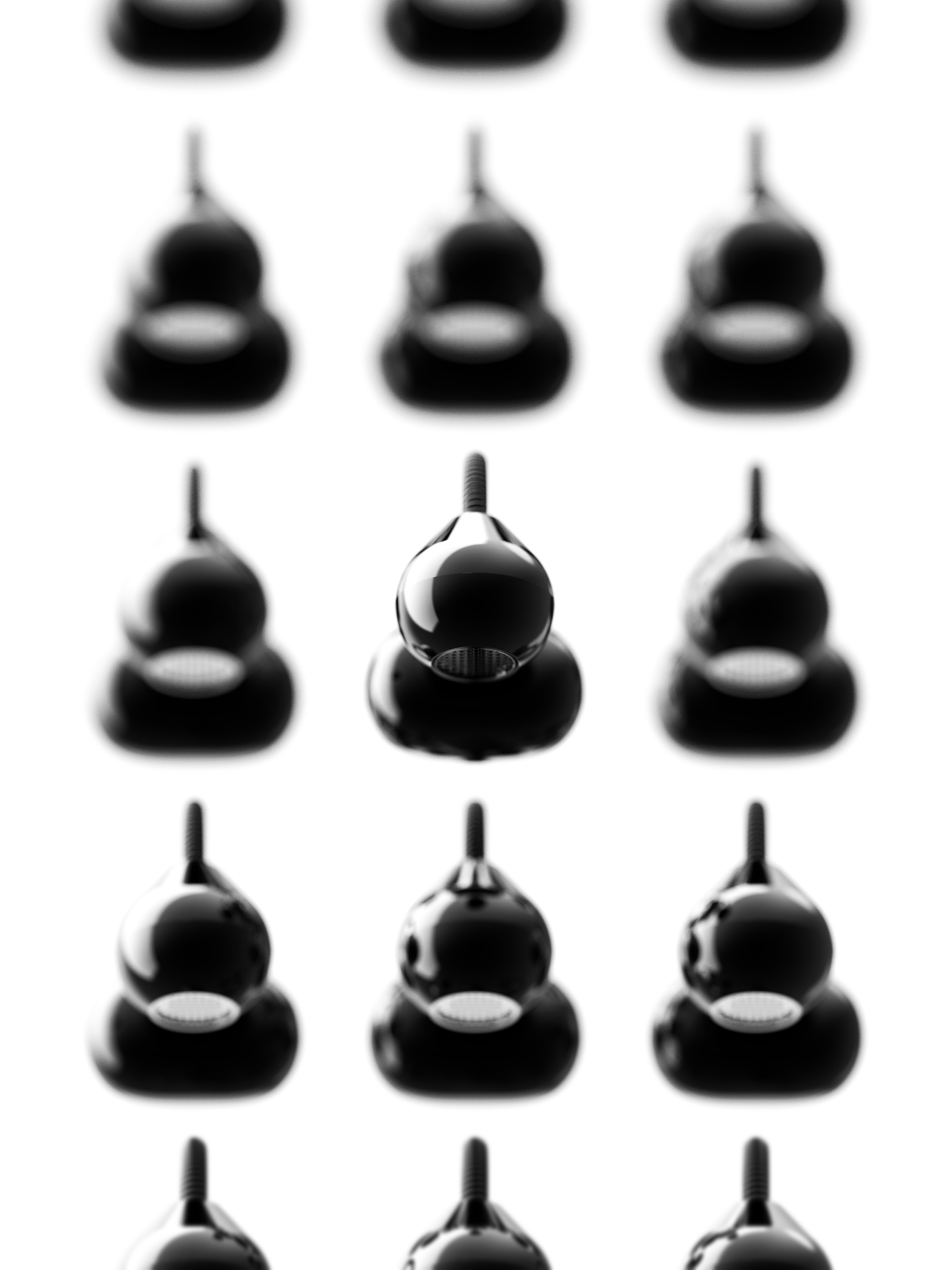 dmooster，Big Monster，Bluetooth headset，industrial design，Render，headset，product，