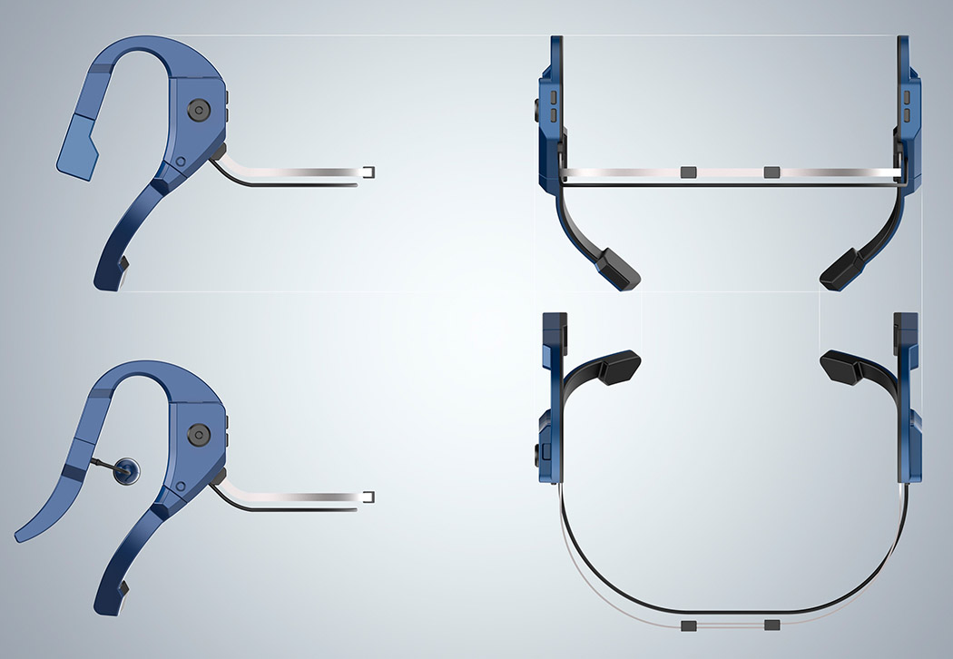 product design，Digital，headset，SeaVoice FRS，