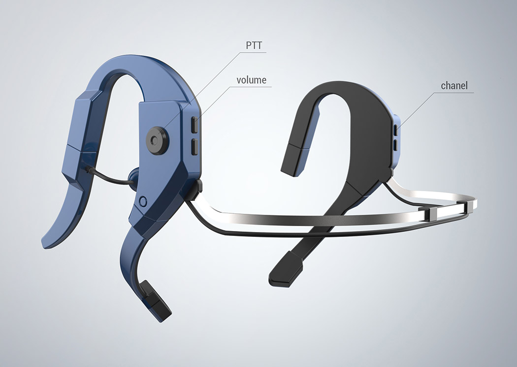 product design，Digital，headset，SeaVoice FRS，