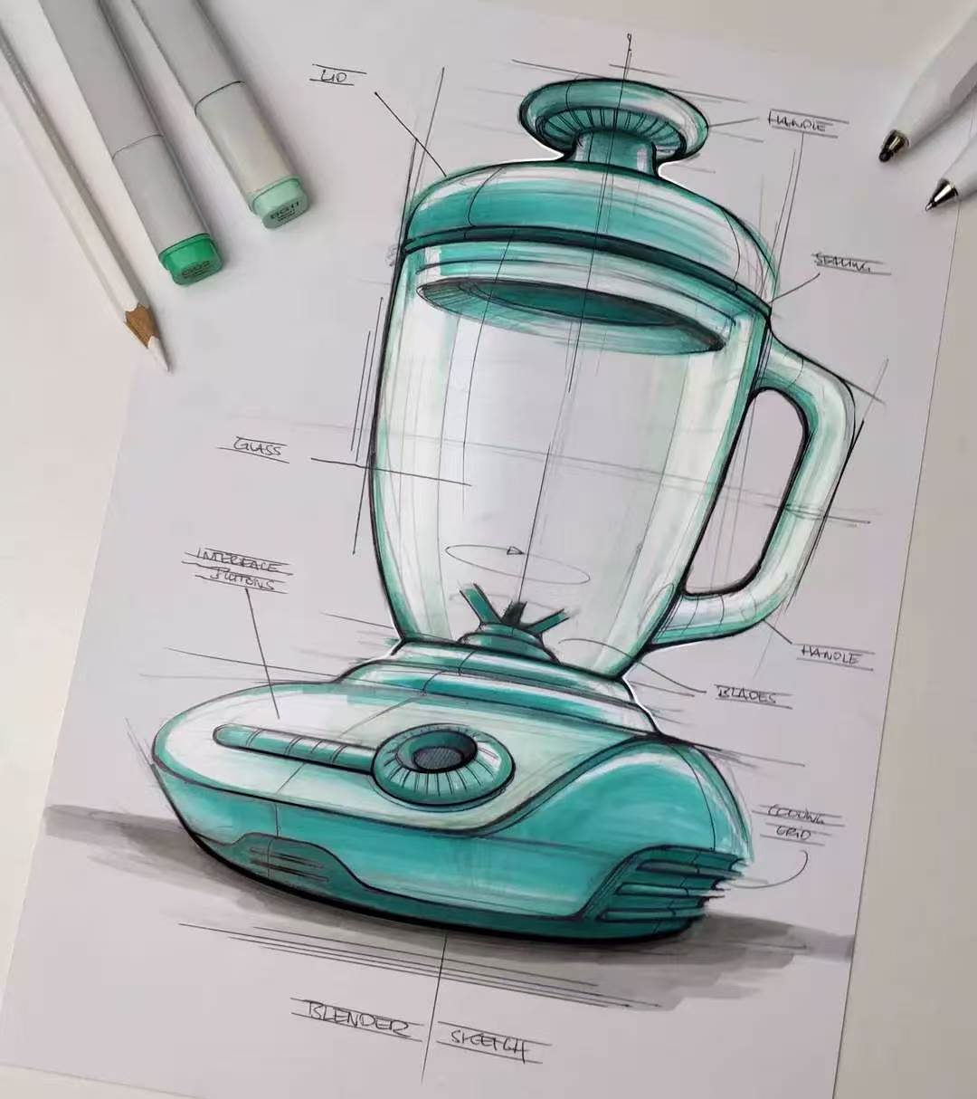 product design，industrial design，small home appliances，Fun House，Capsule coffee machine，