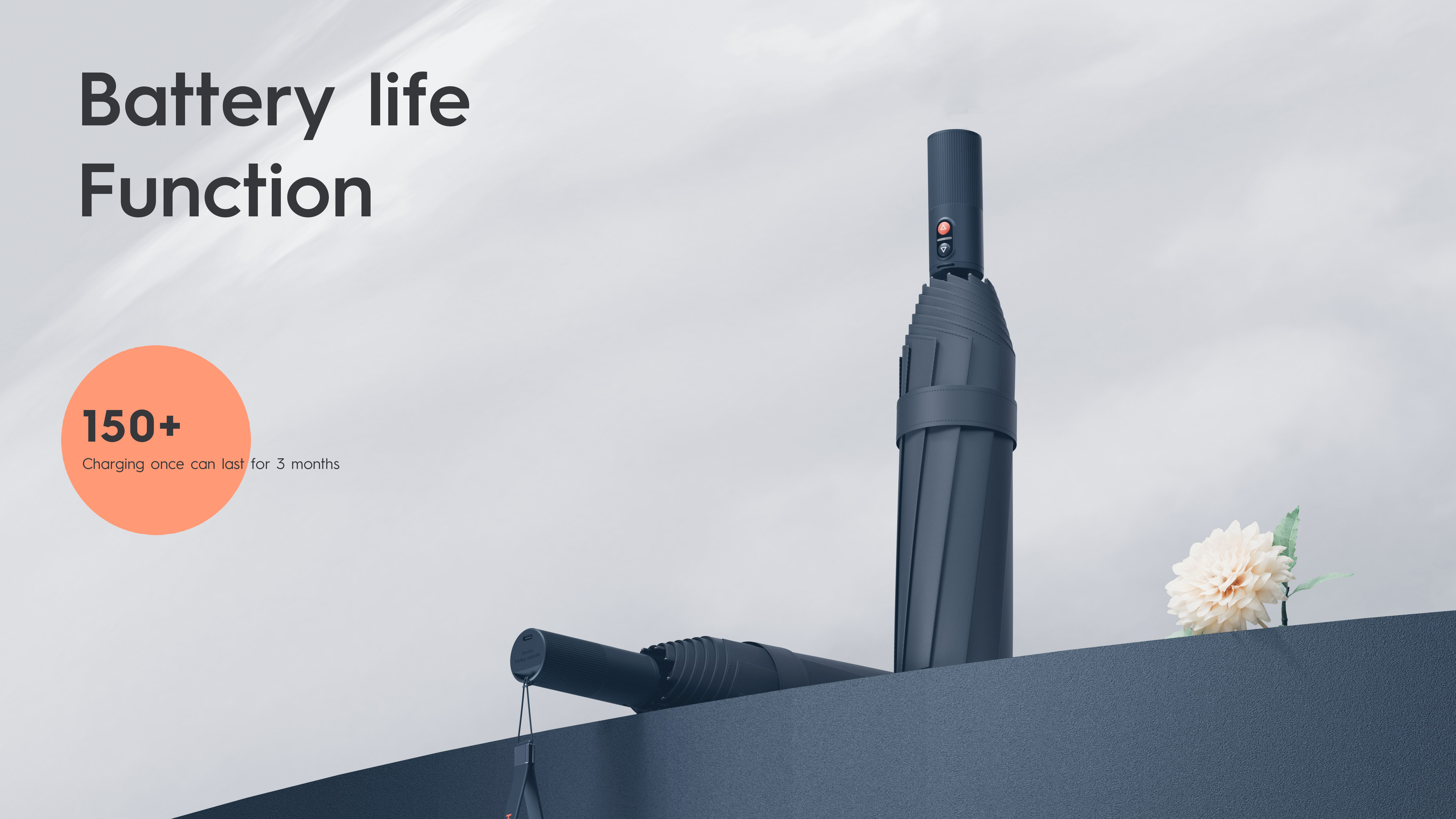 Electric folding umbrella，
