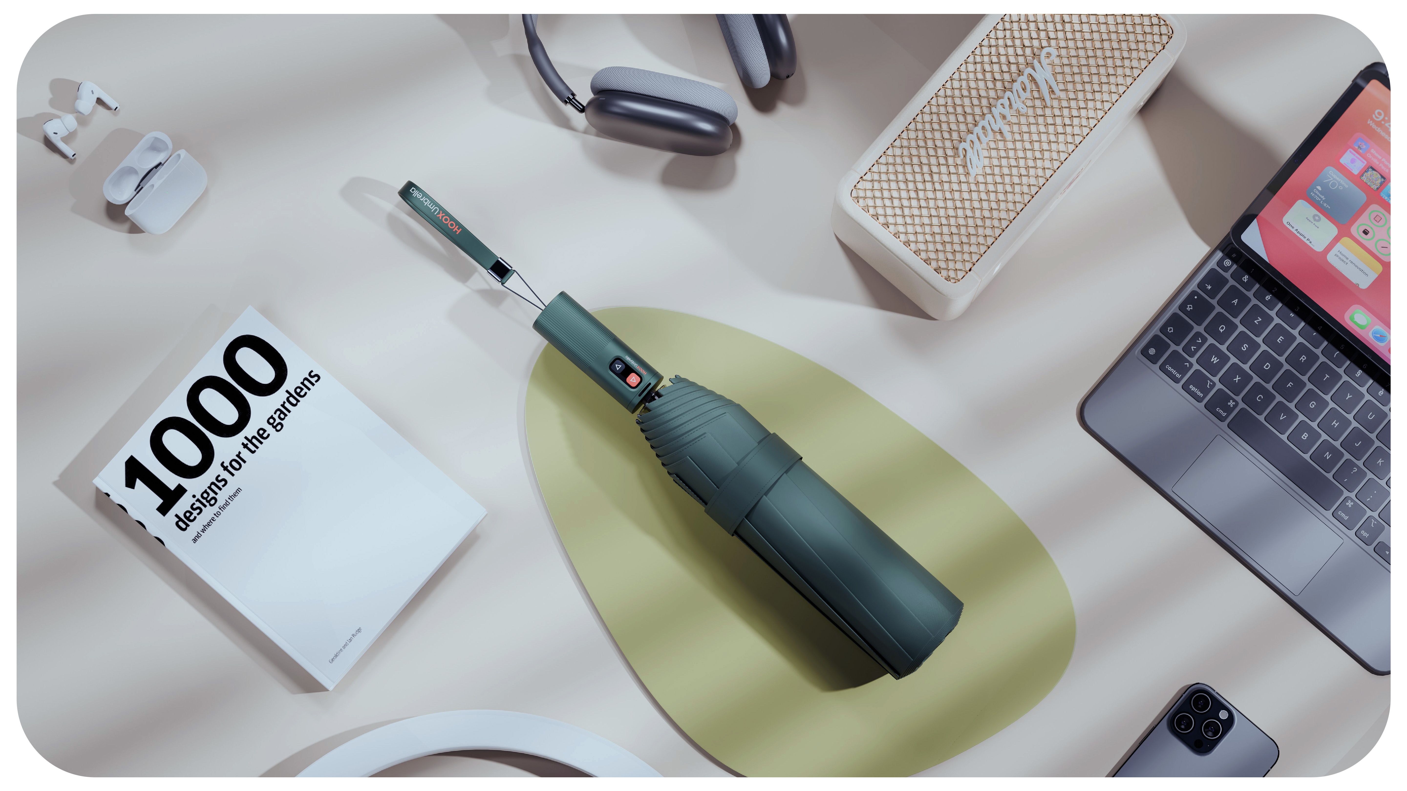 Electric folding umbrella，