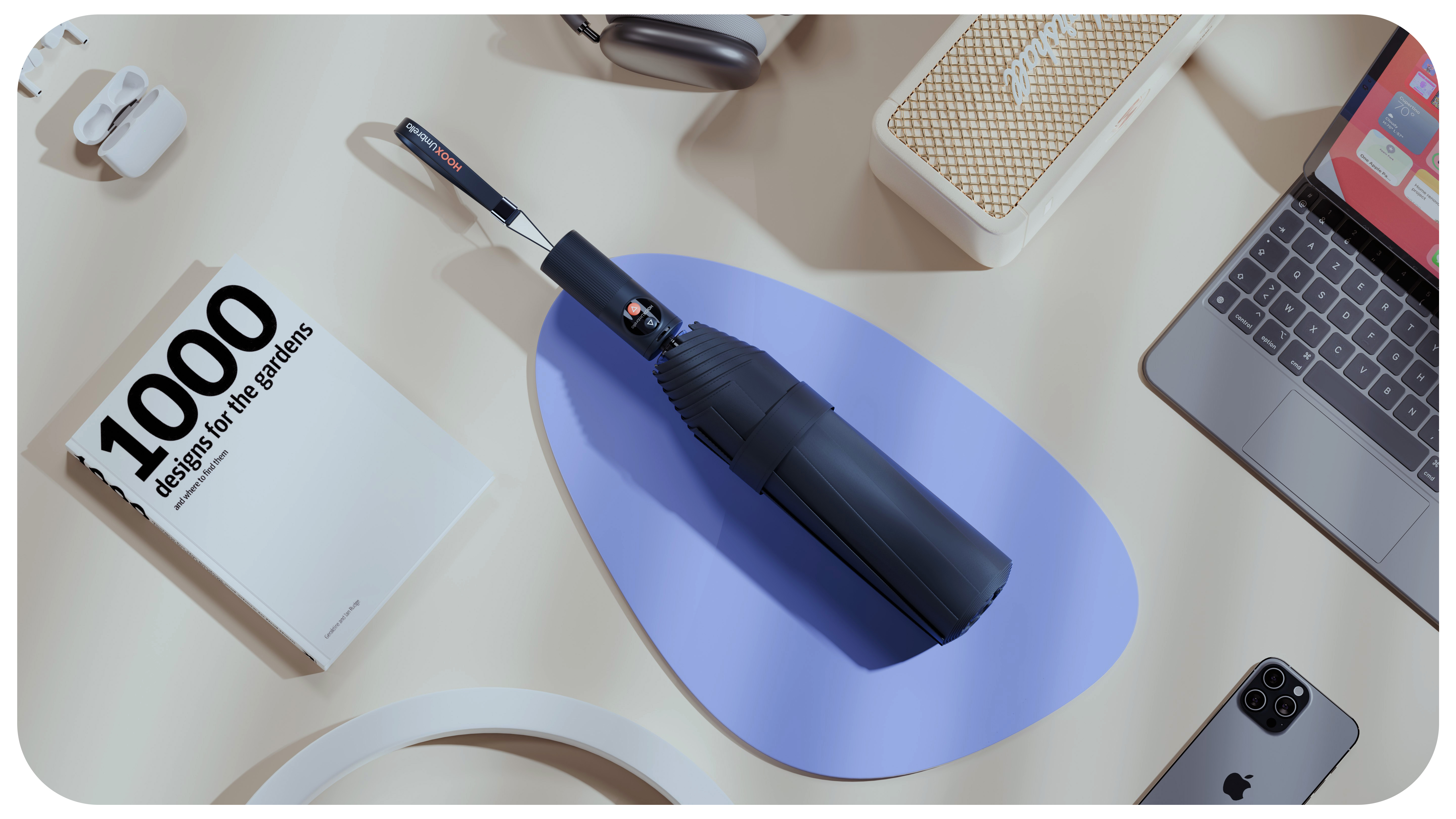 Electric folding umbrella，