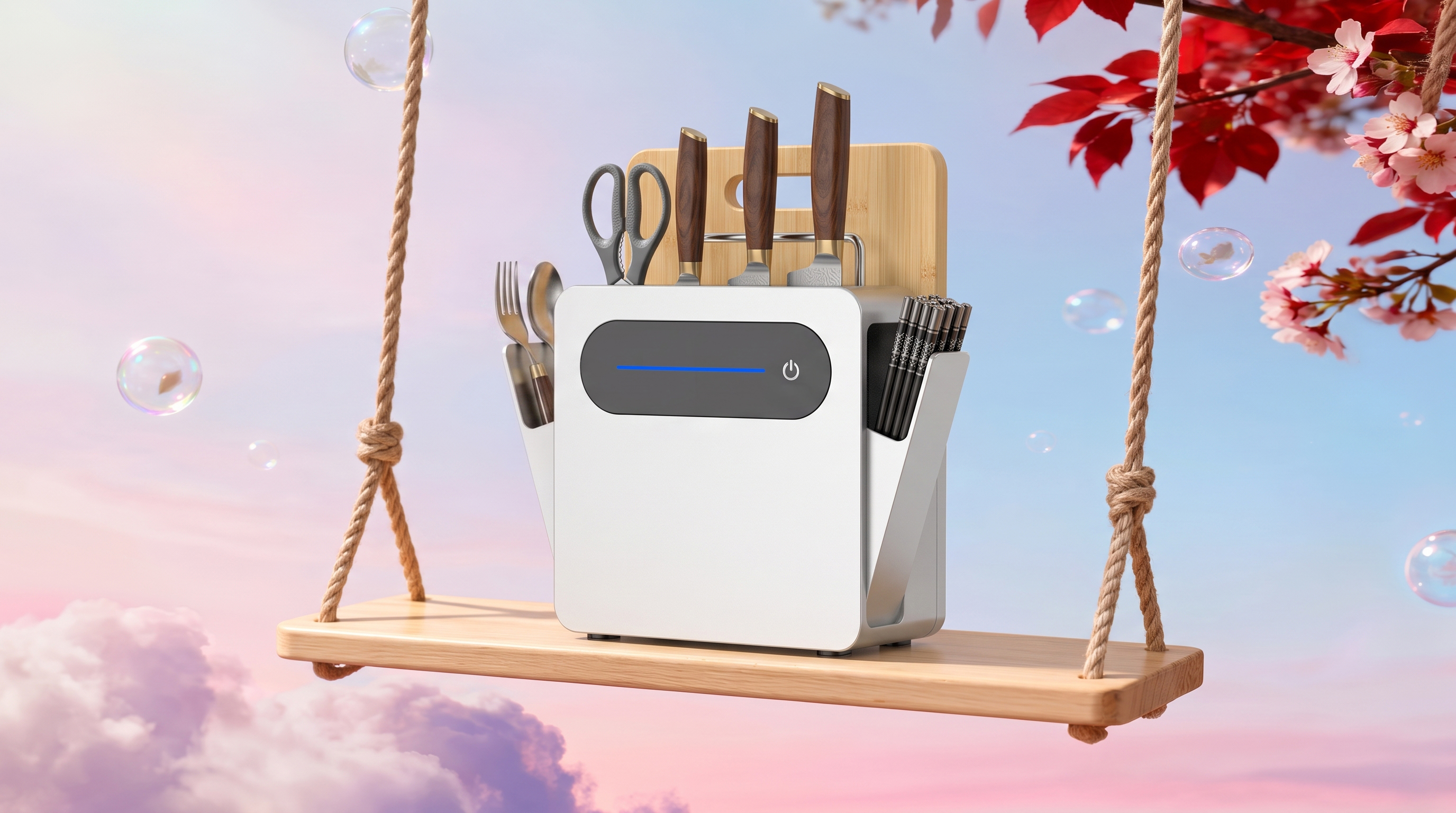 Cutting board cutter sterilizer，Kitchen storage small appliances，Kitchen Product Design，Household sterilizer，product design，Appearance design，Small household appliance design，get design，