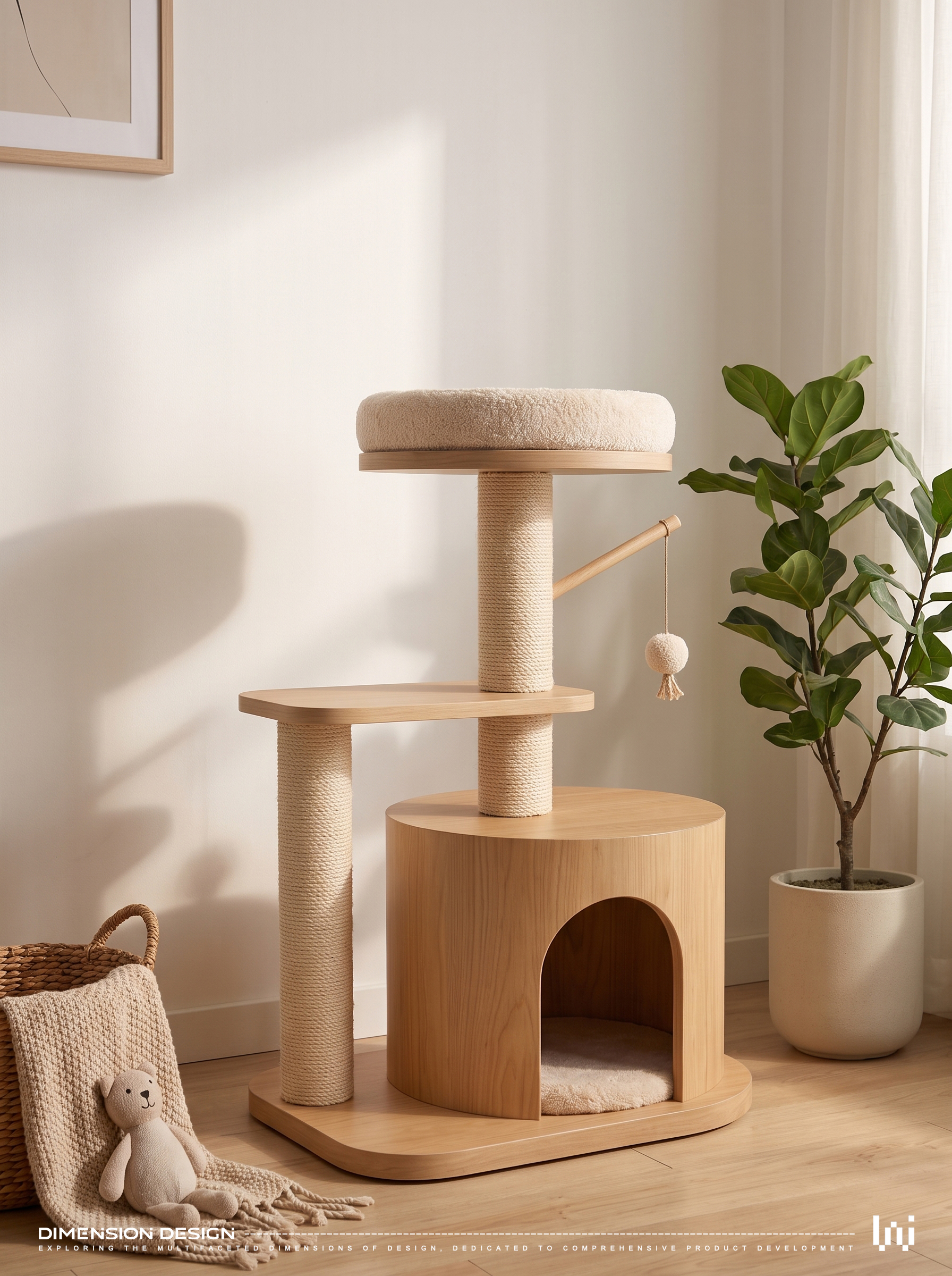 product design，Appearance design，Pet Supplies & Pet，Pet furniture，Cat climbing frame，Cat nest，