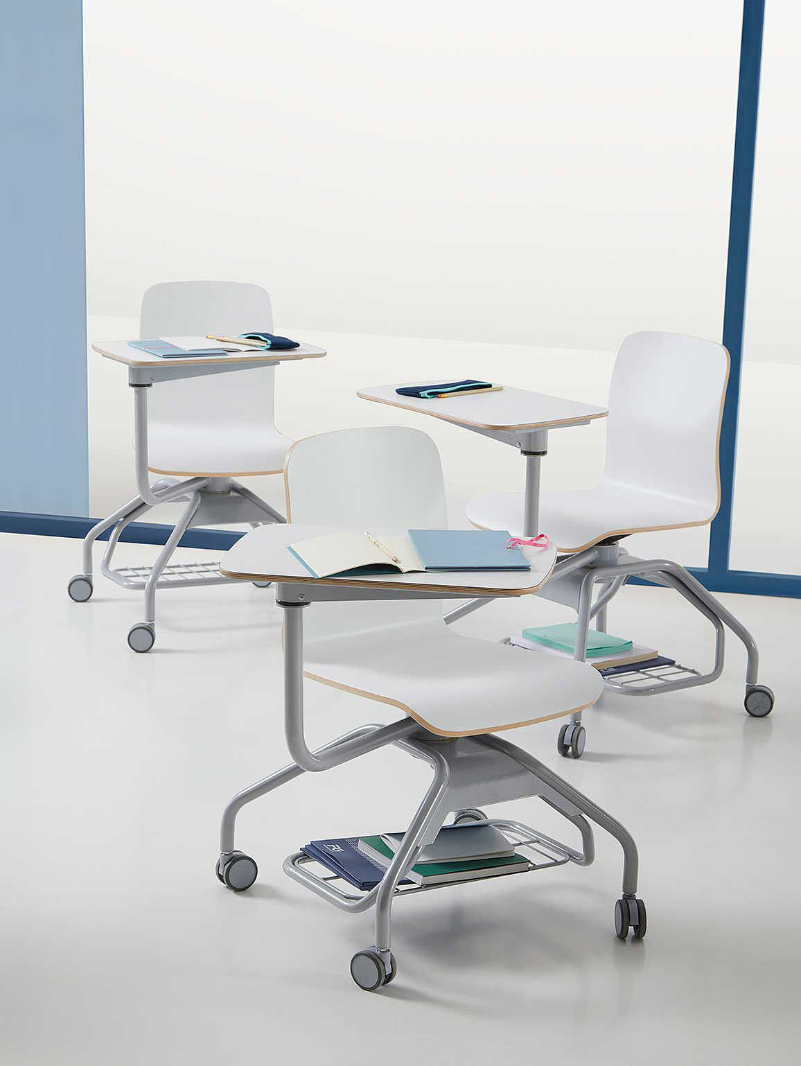 教室，书写椅，Federico Giner，Alegre Design，