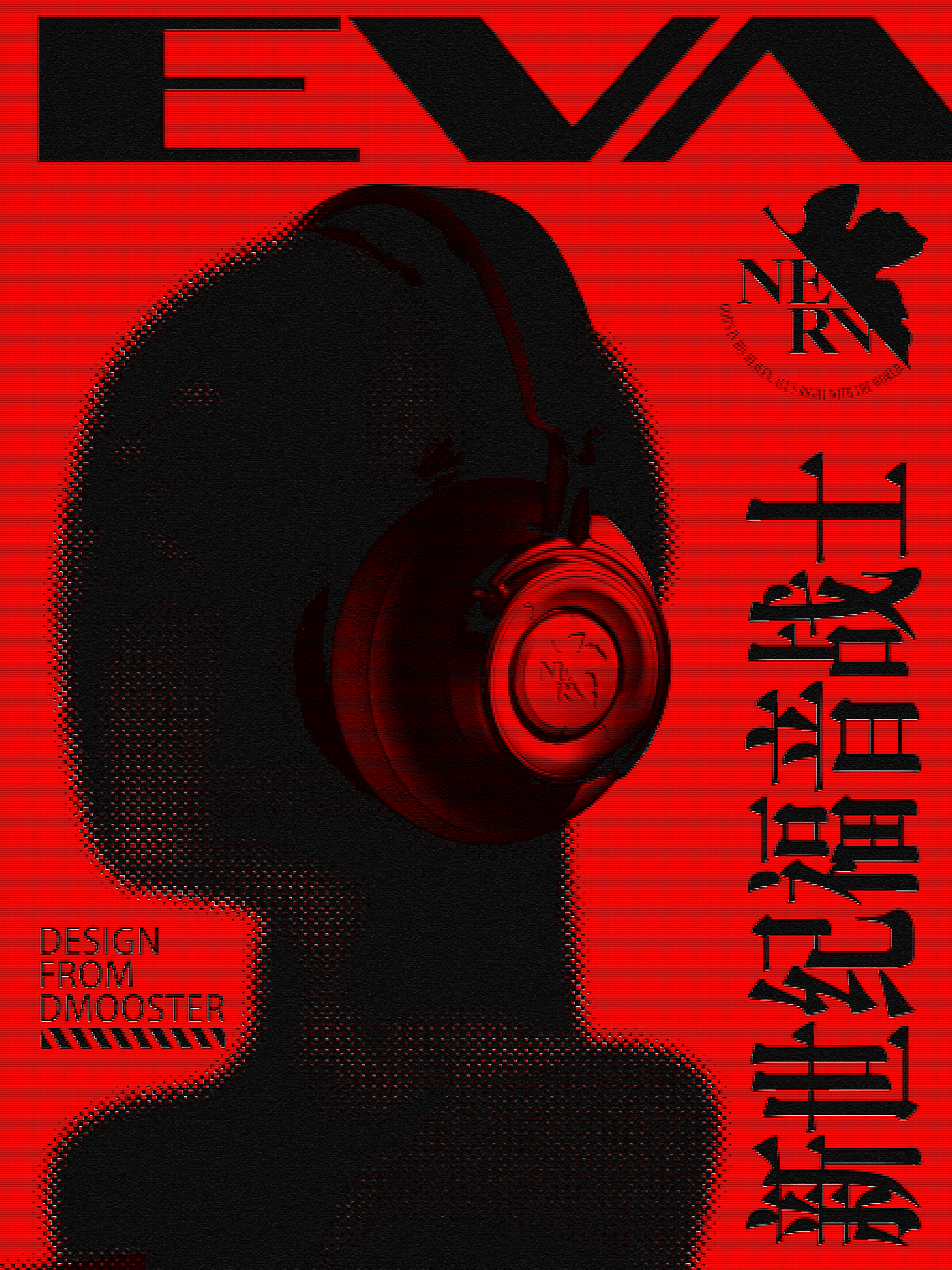 dmooster，Big Monster，Headphones，industrial design，Render，jointly，