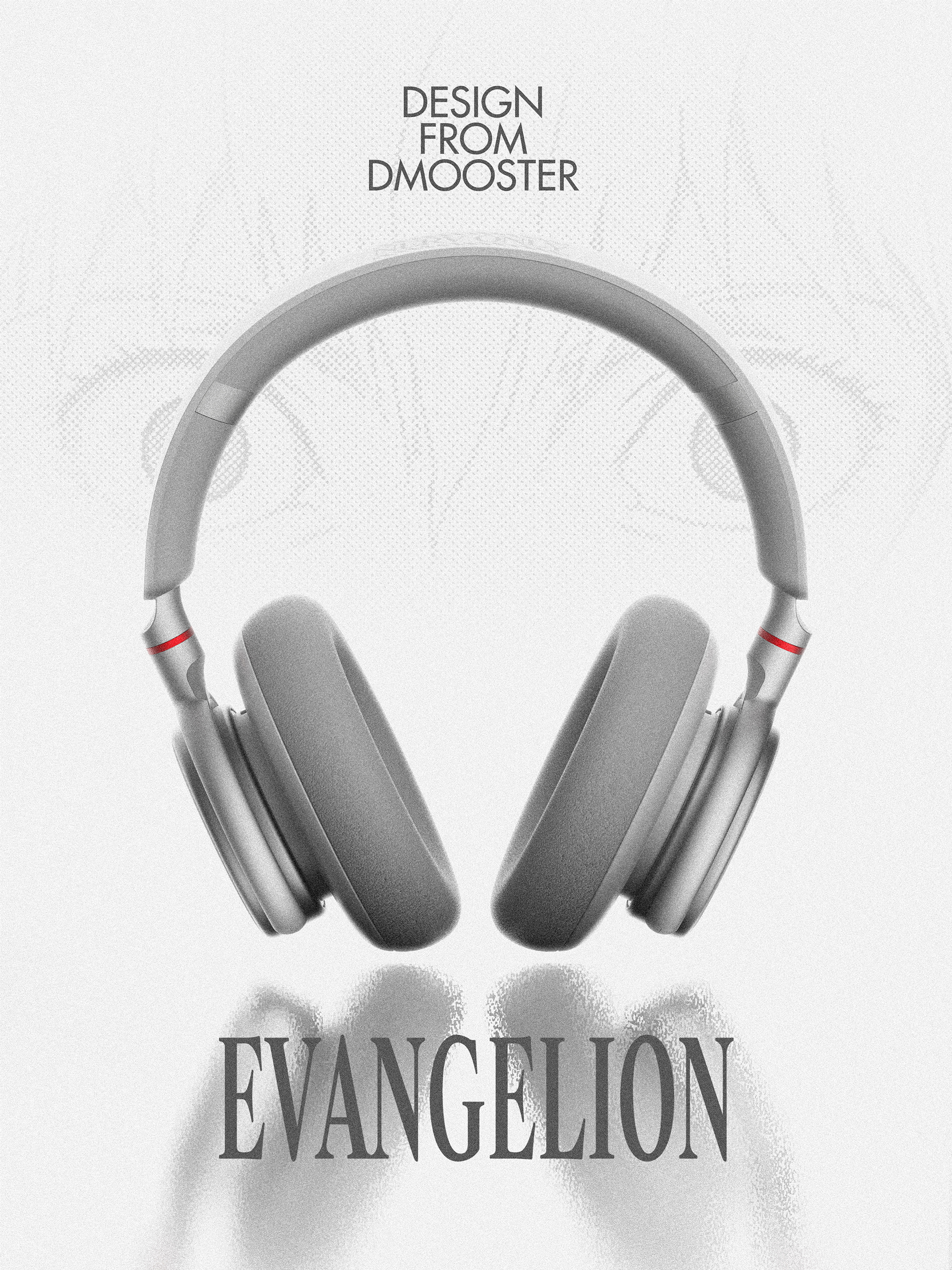 dmooster，Big Monster，Headphones，industrial design，Render，jointly，