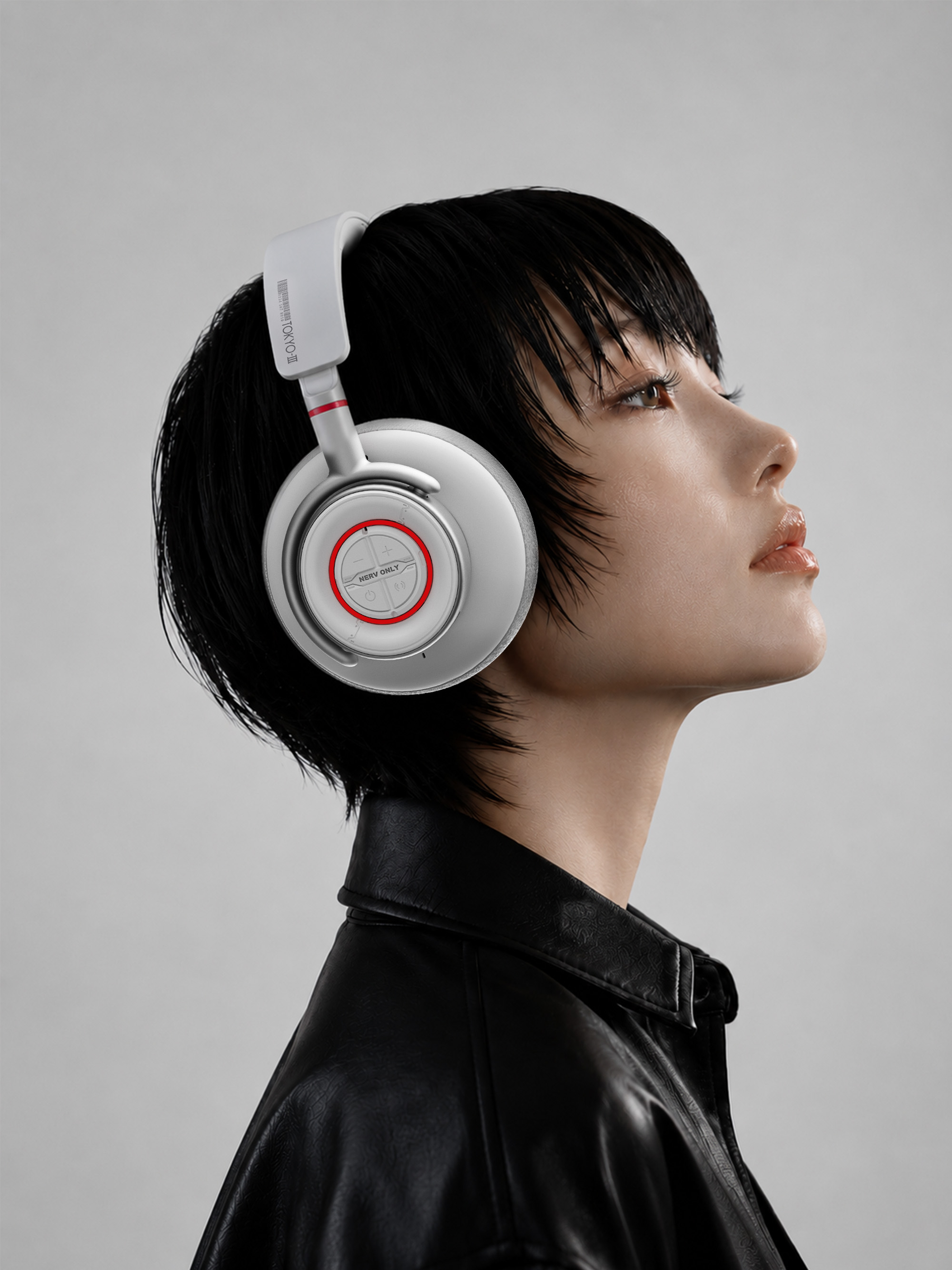 dmooster，Big Monster，Headphones，industrial design，Render，jointly，