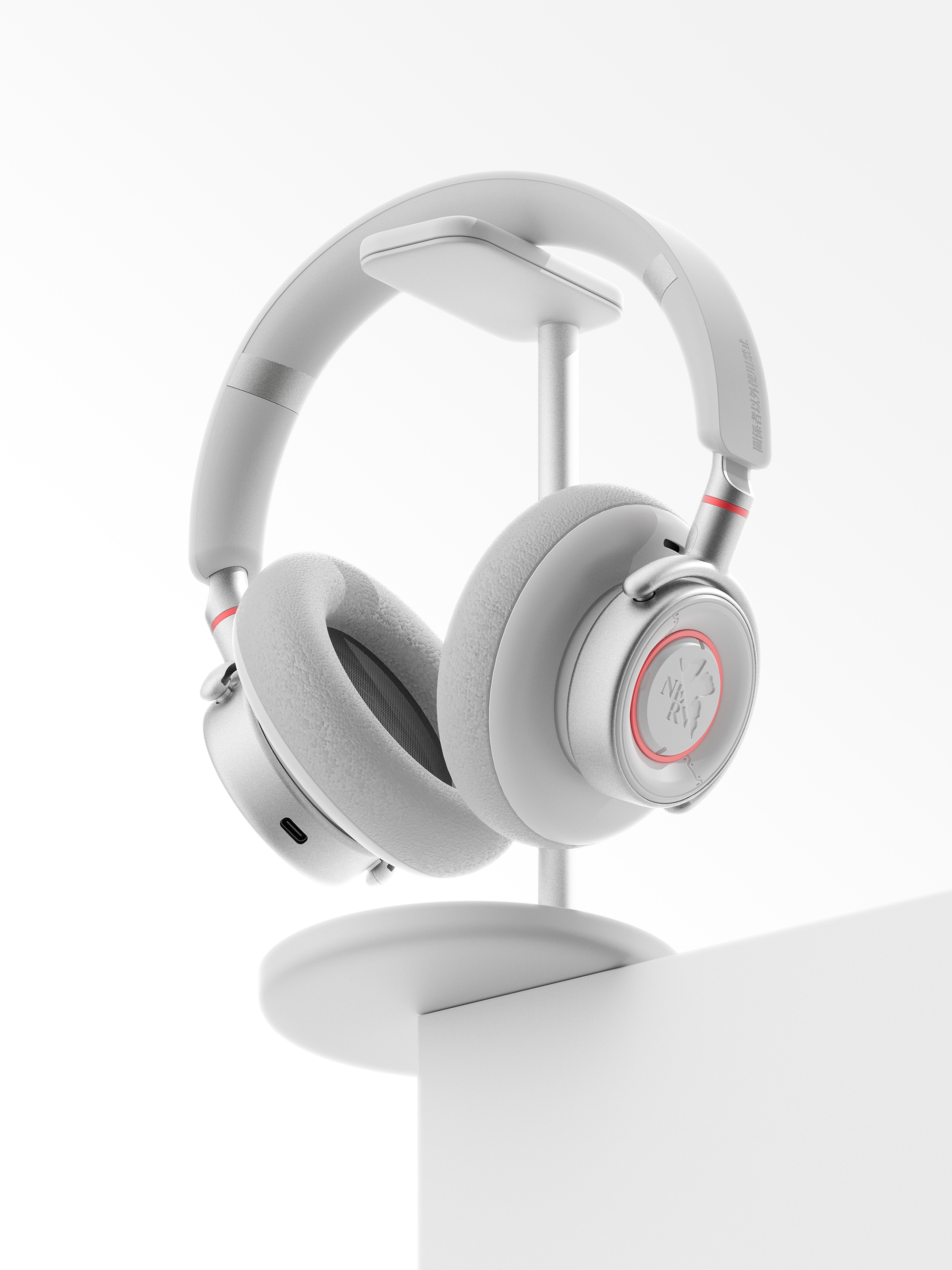 dmooster，Big Monster，Headphones，industrial design，Render，jointly，