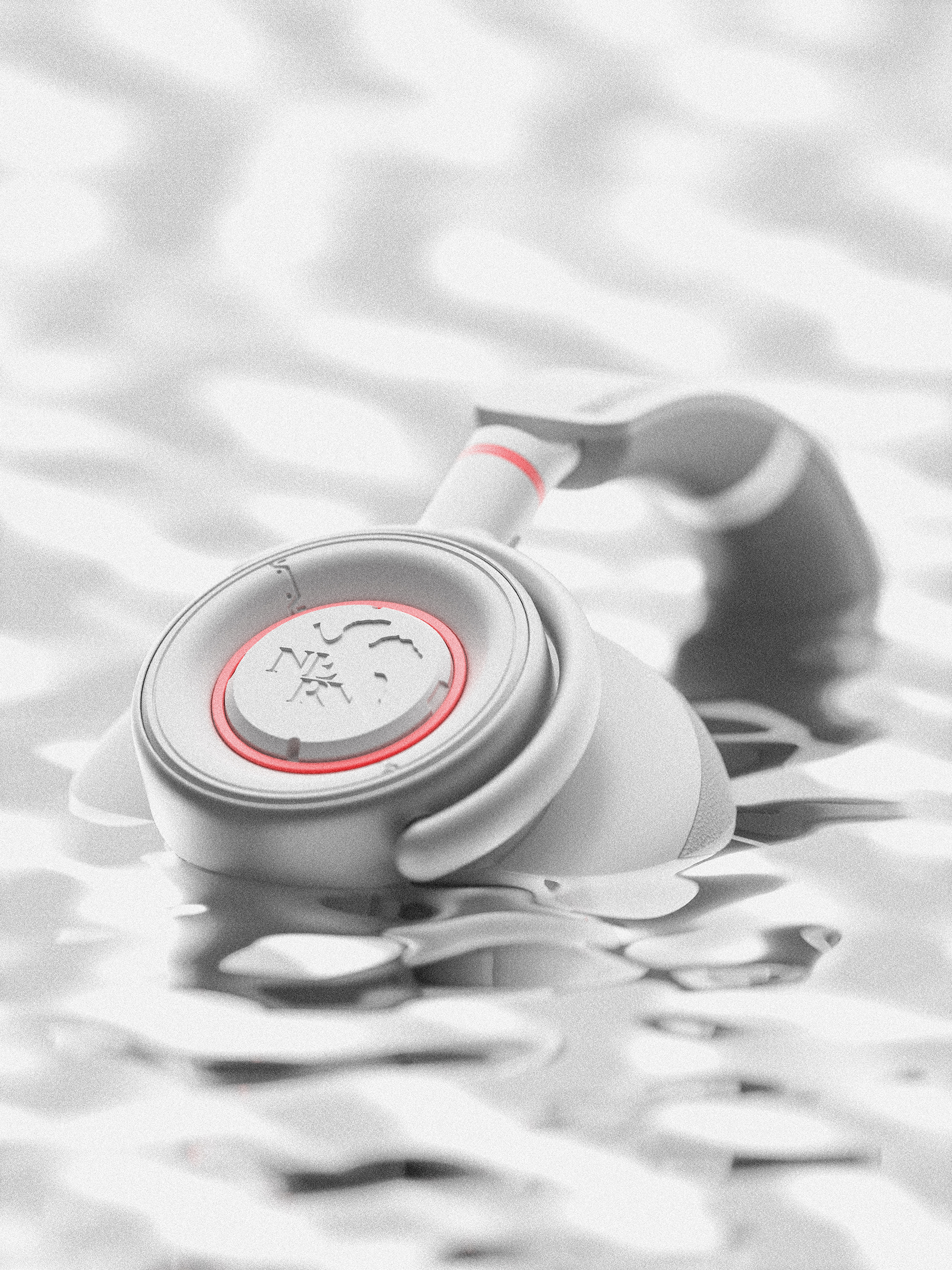 dmooster，Big Monster，Headphones，industrial design，Render，jointly，