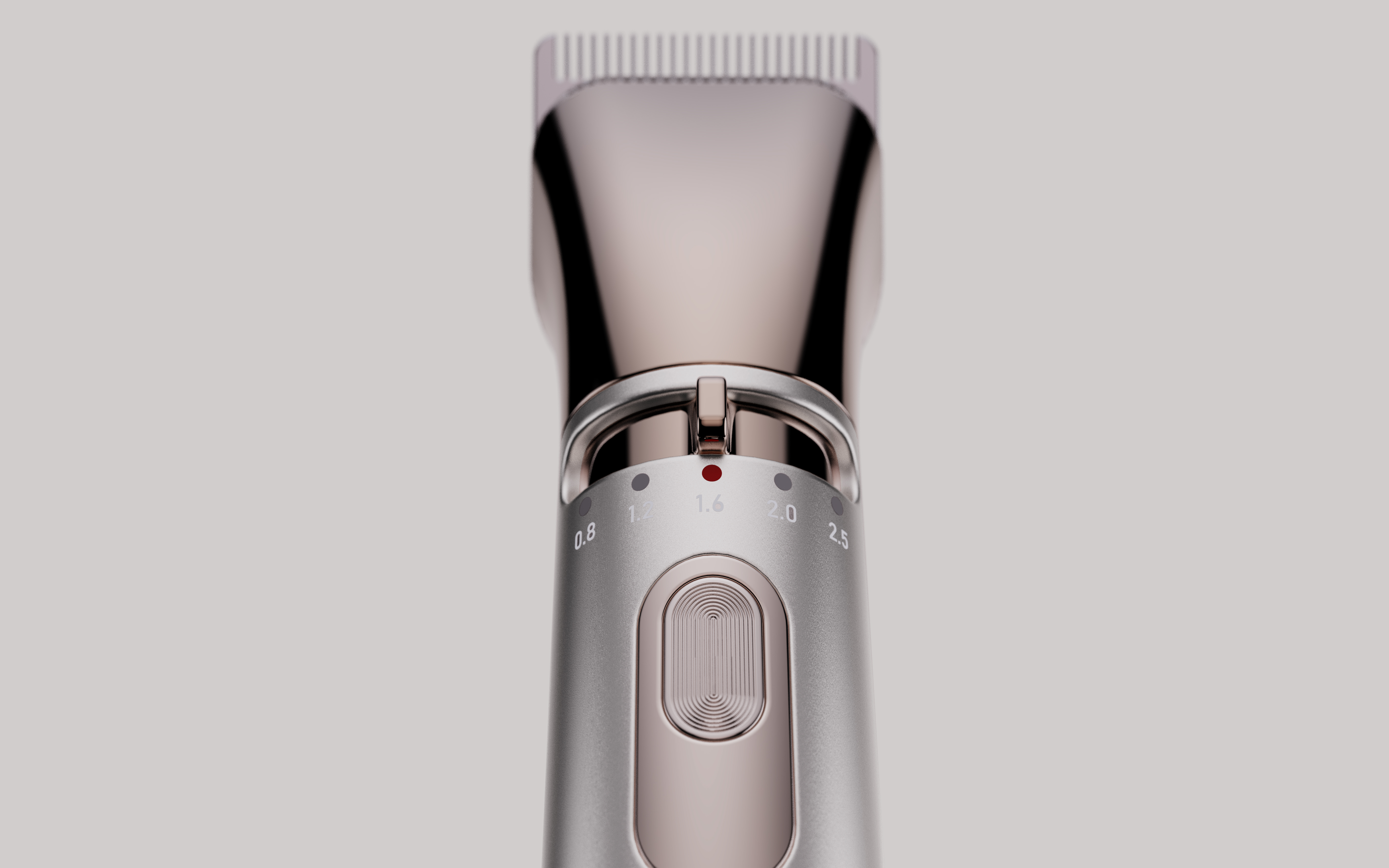 Electric clippers，cylinder，Metallic texture，Minimalist style，Advanced sense，Light luxury，sense of modernity，