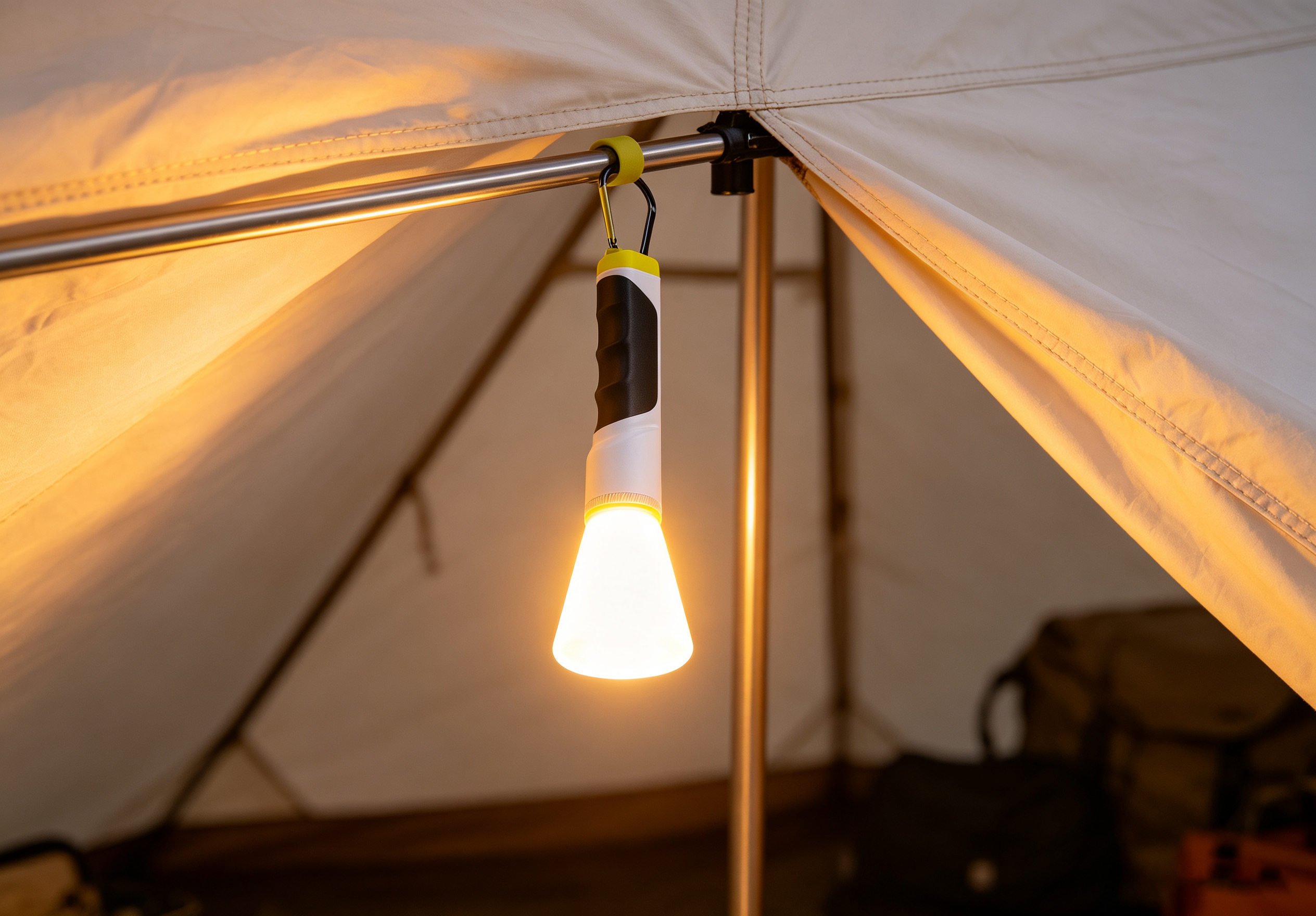 This time I made an outdoor flashlight, also in my spare time after work.，