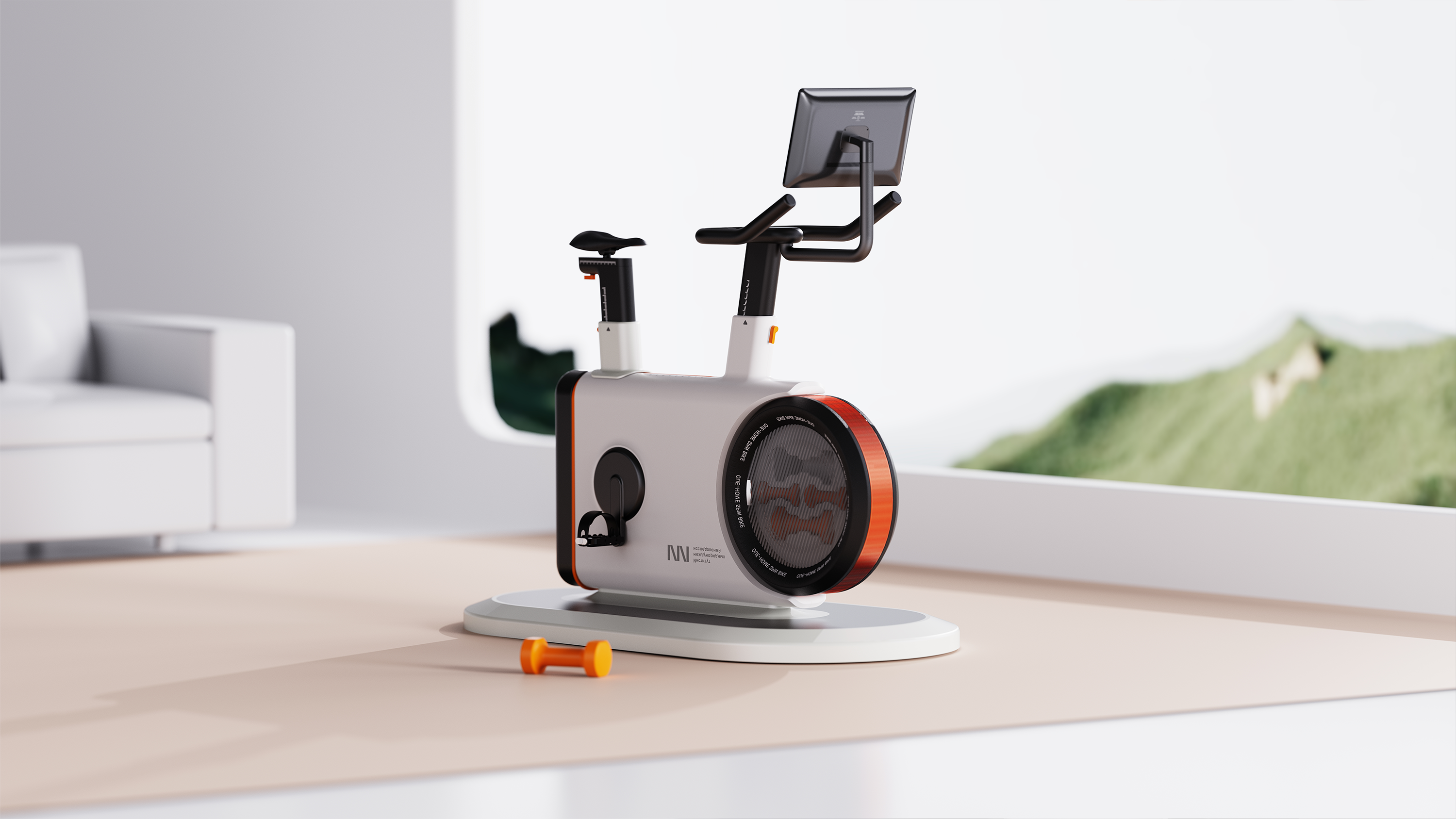 product design，industrial design，Spinning bike，motion，Bodybuilding，