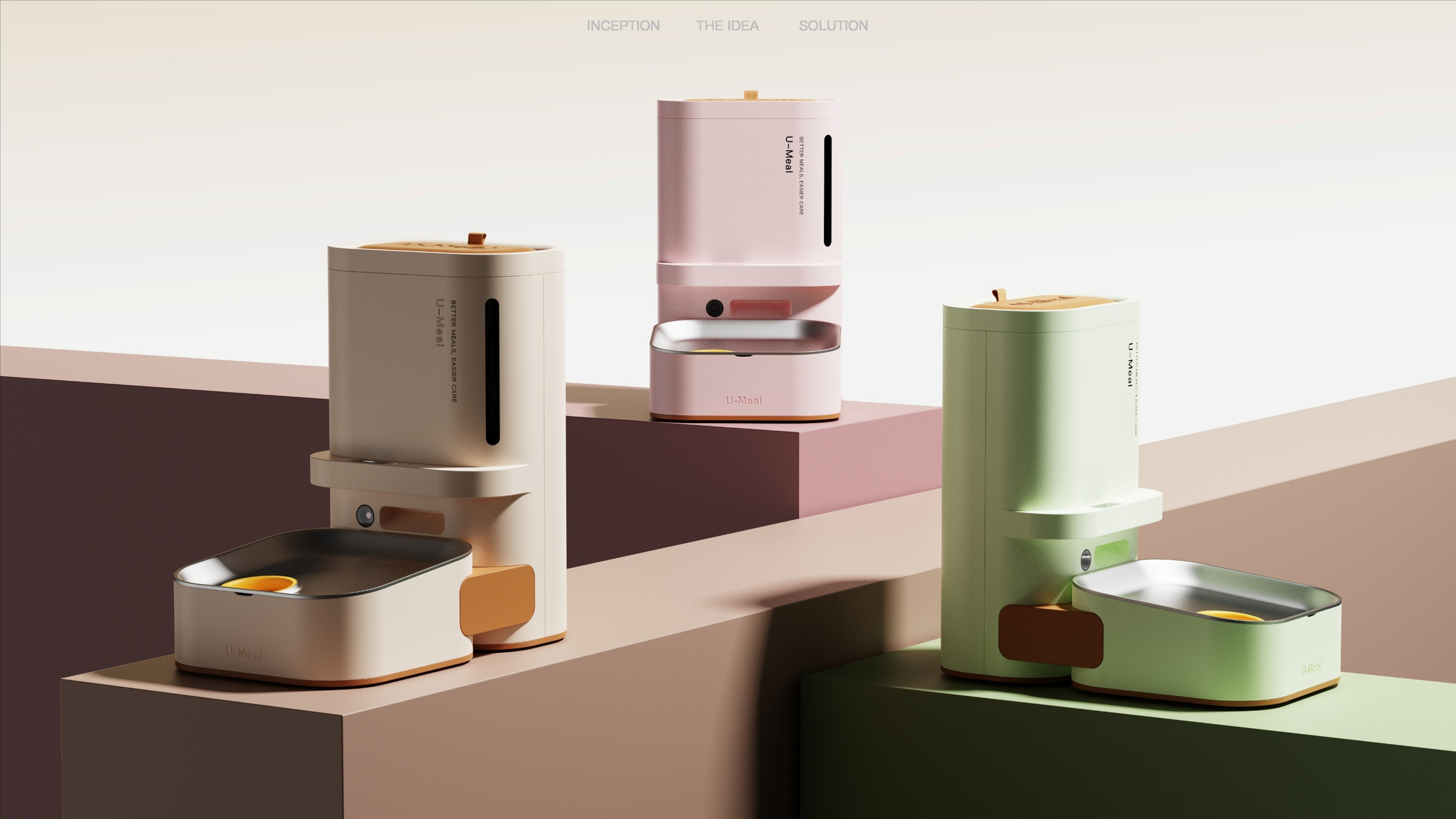 product design，industrial design，Pets，Pet feeder，
