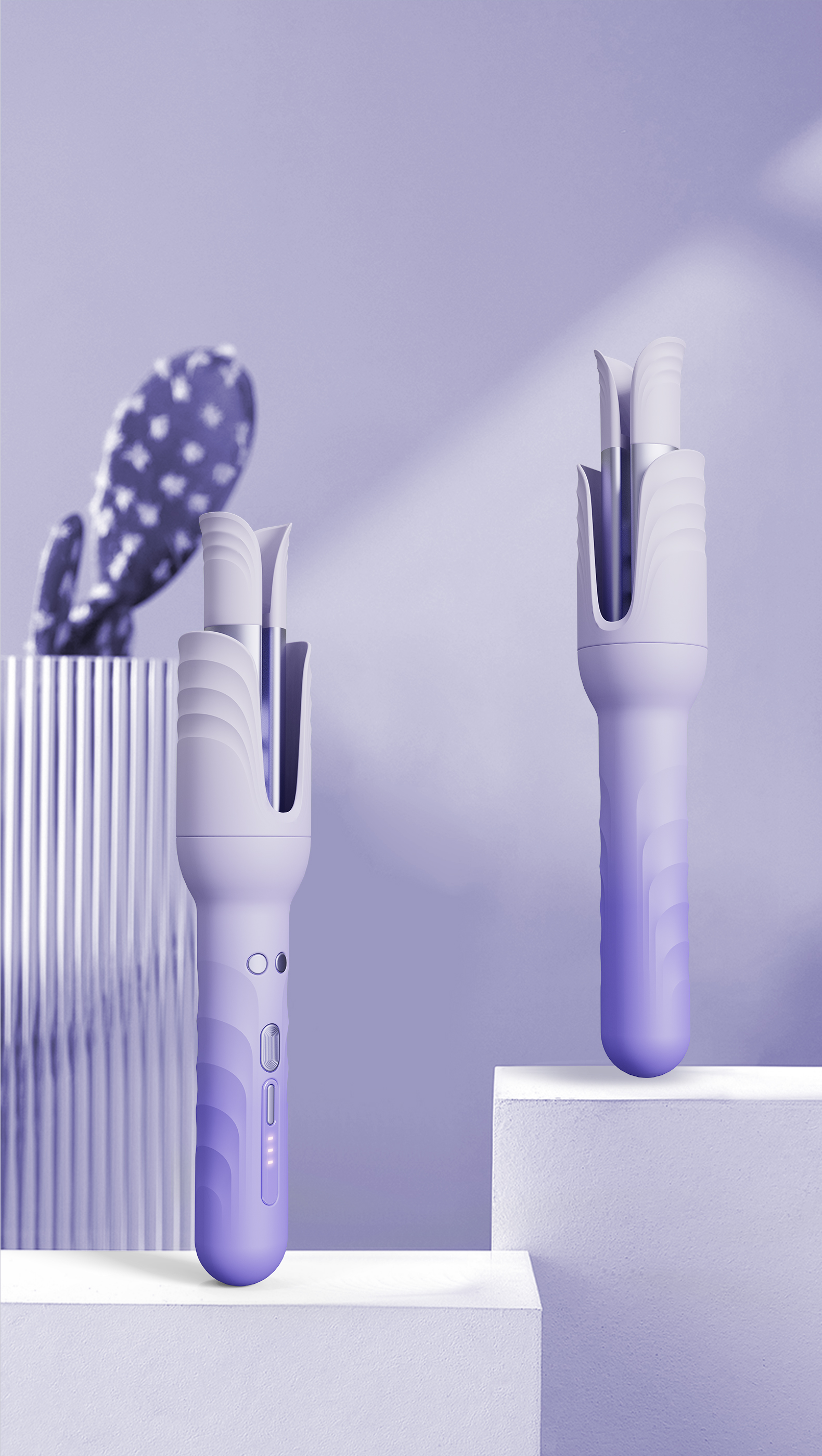 Hair stick，purple rose，flower，Gradient color treatment，Texture modeling，Girlishness，Women's Market，A beauty care，