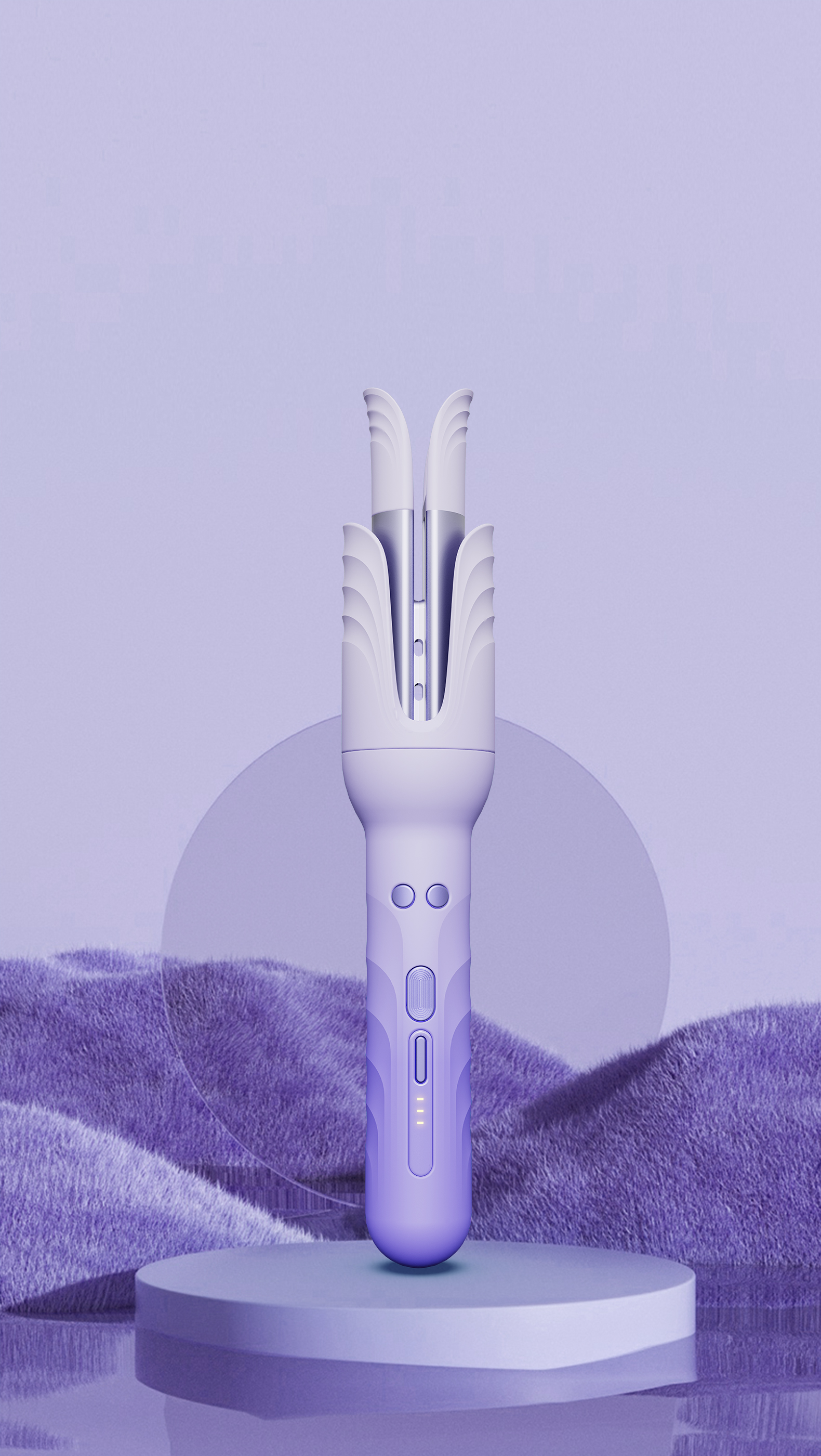 Hair stick，purple rose，flower，Gradient color treatment，Texture modeling，Girlishness，Women's Market，A beauty care，
