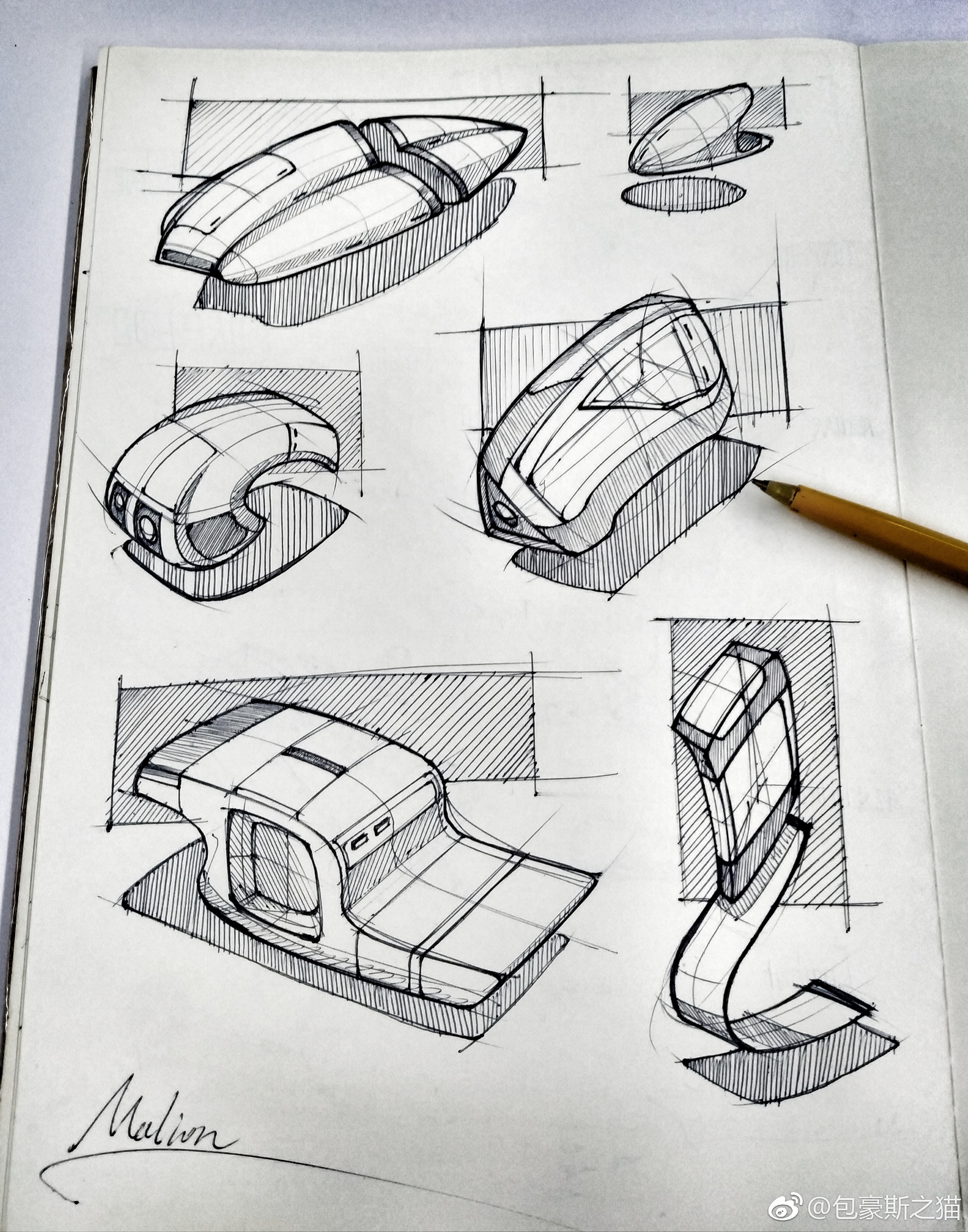 Hand drawn，sketch，manuscript，sketch，industrial design，Hand drawn products，