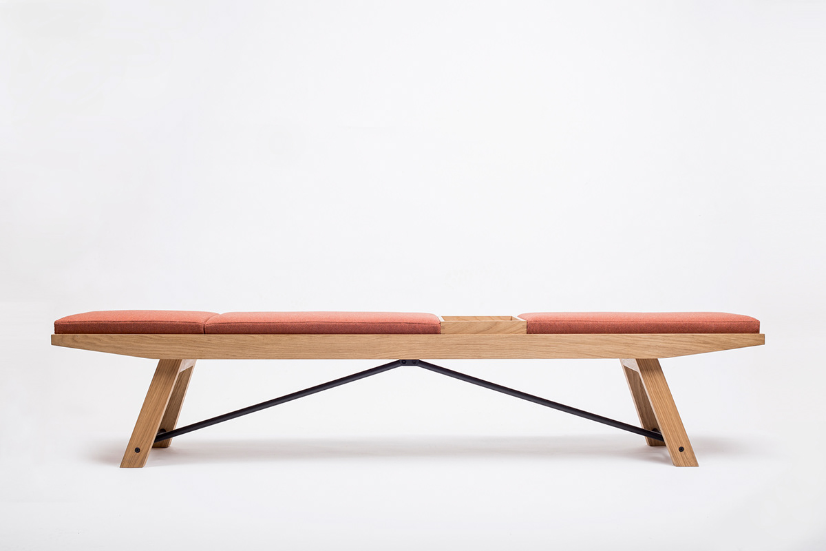 industrial design，bench，Meso，furniture，