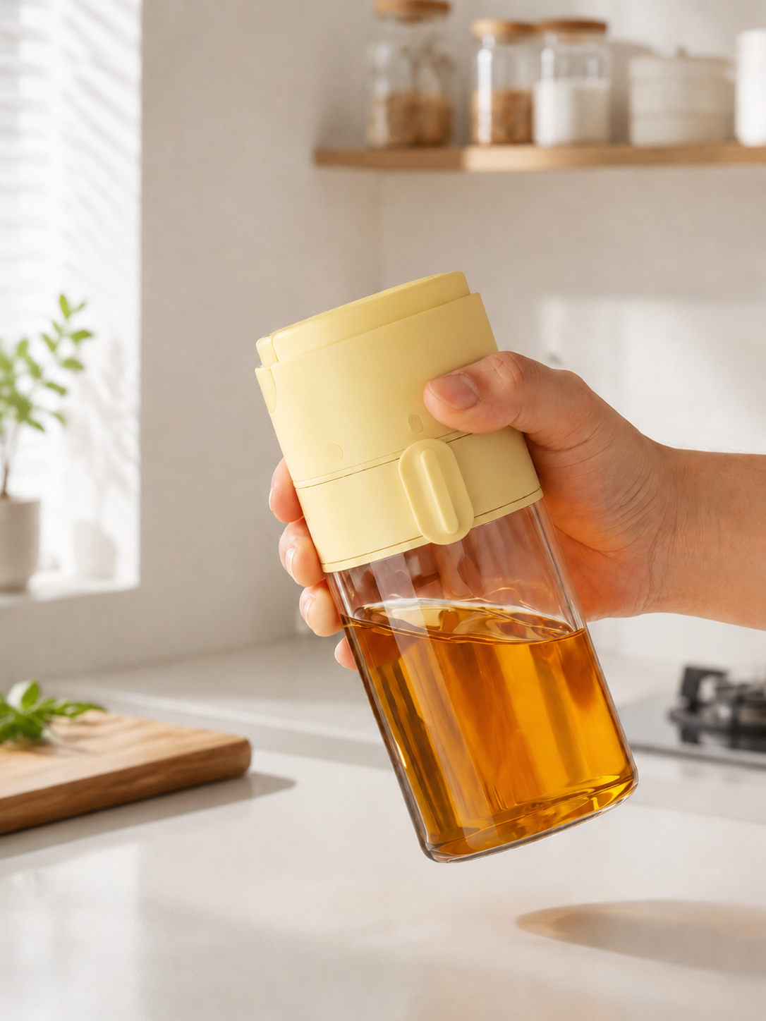Oil pot，kitchen，Oil vinegar bottle，cozy，
