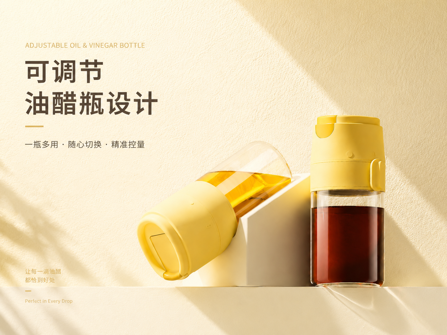 Oil pot，kitchen，Oil vinegar bottle，cozy，