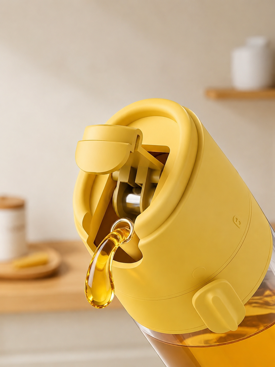 Oil pot，kitchen，Oil vinegar bottle，cozy，
