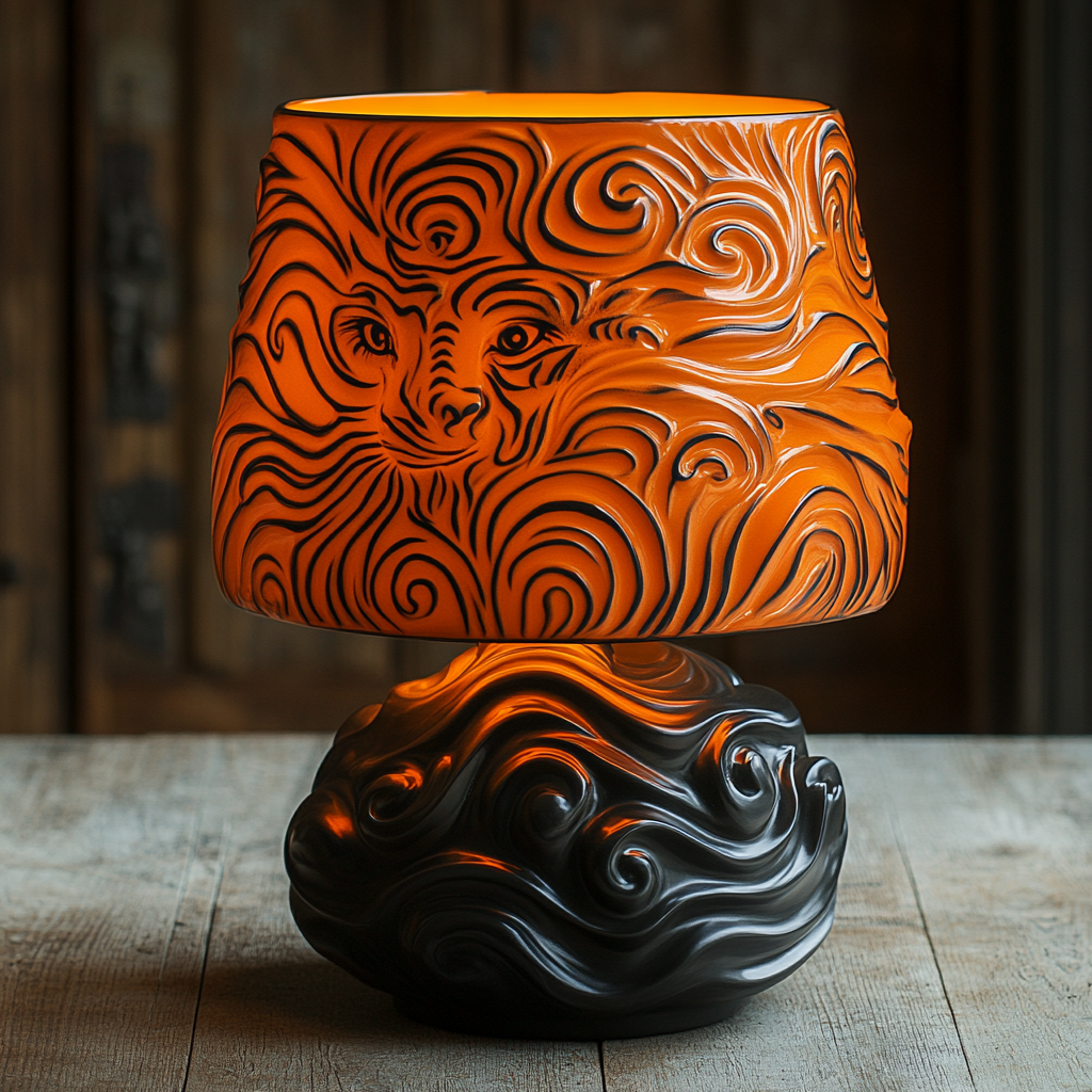product design，Lamp design，industrial design，Ceramic table lamp，