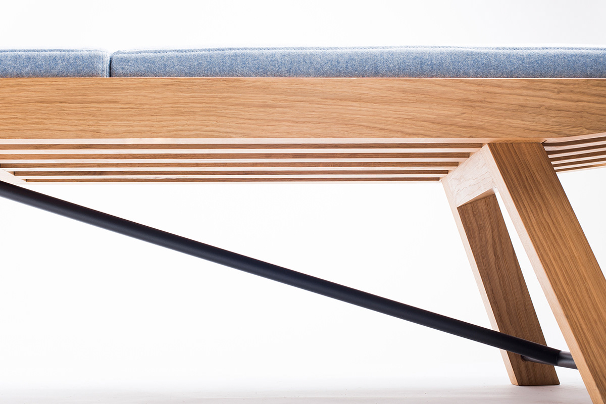 industrial design，bench，Meso，furniture，