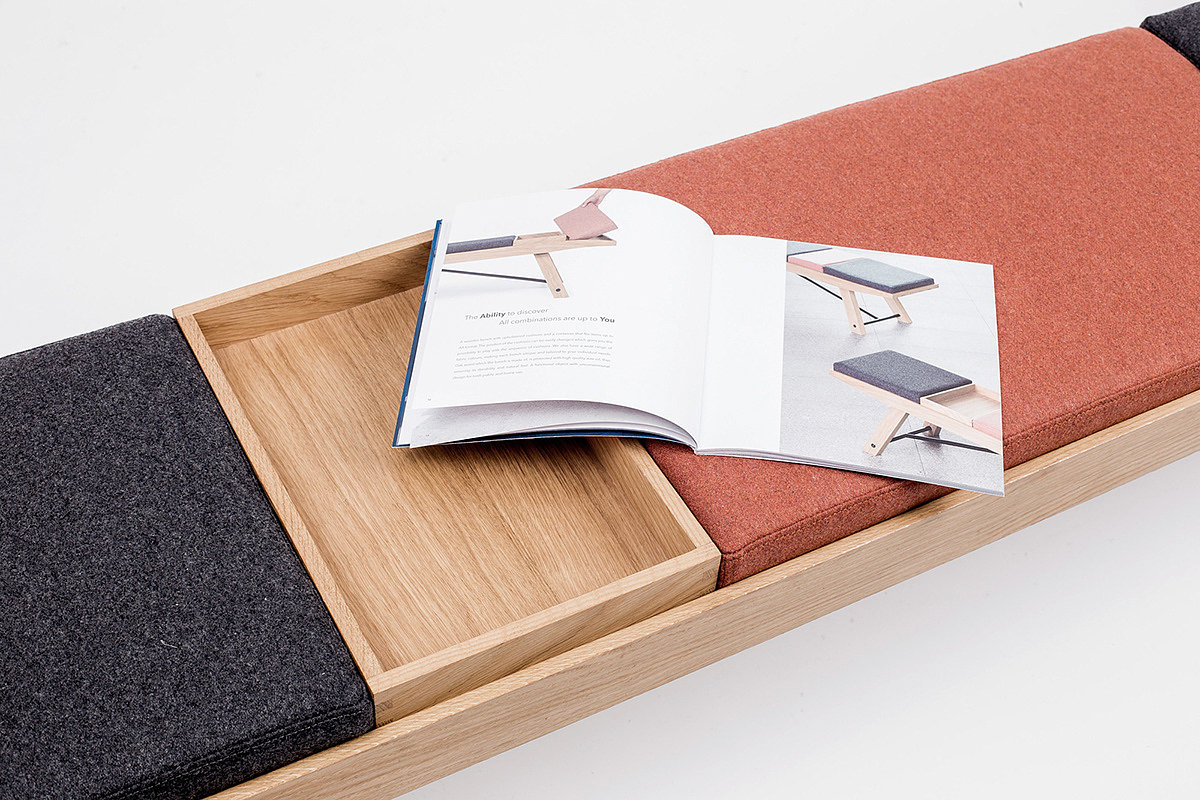 industrial design，bench，Meso，furniture，