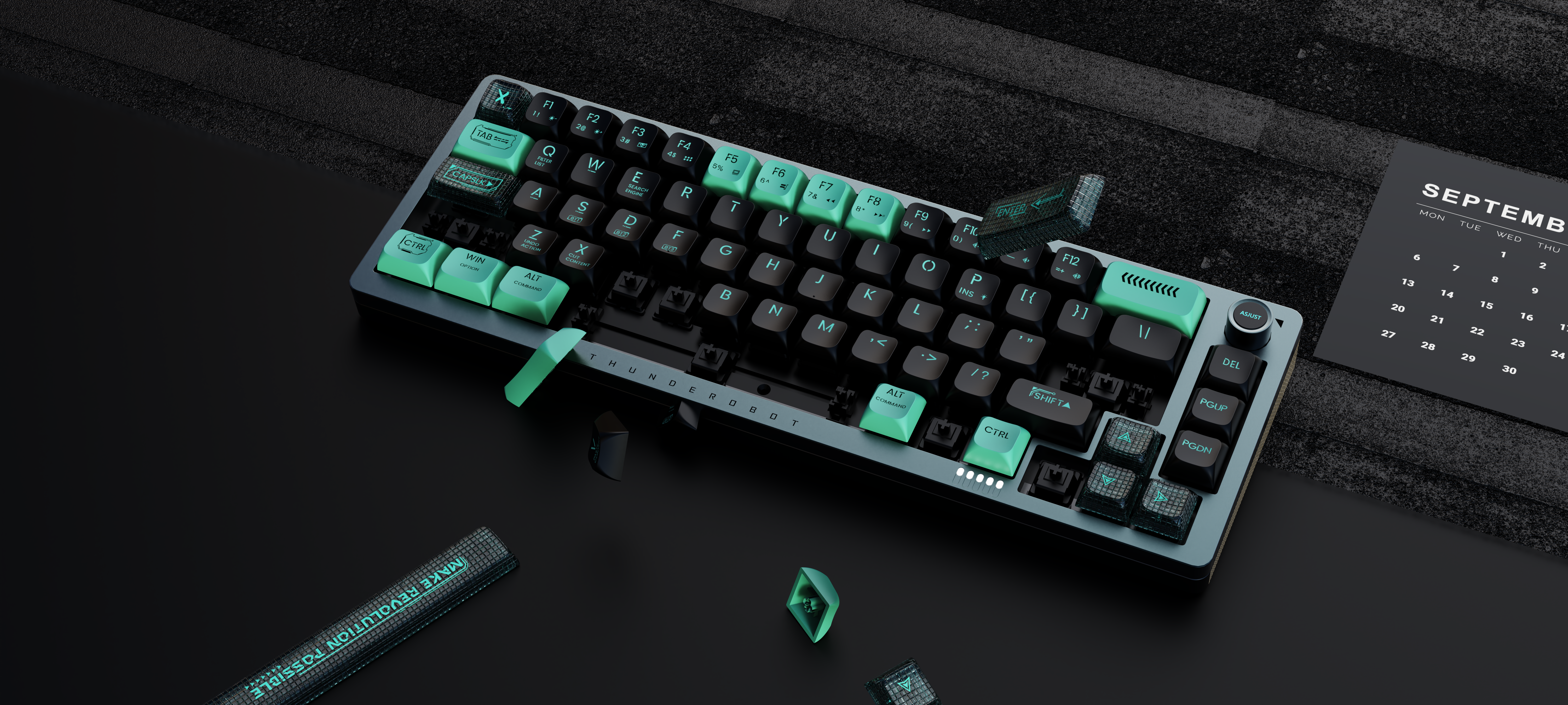 Magnetic switch，Battery replacement，Mechanical keyboard，68K，Customization，All metal，
