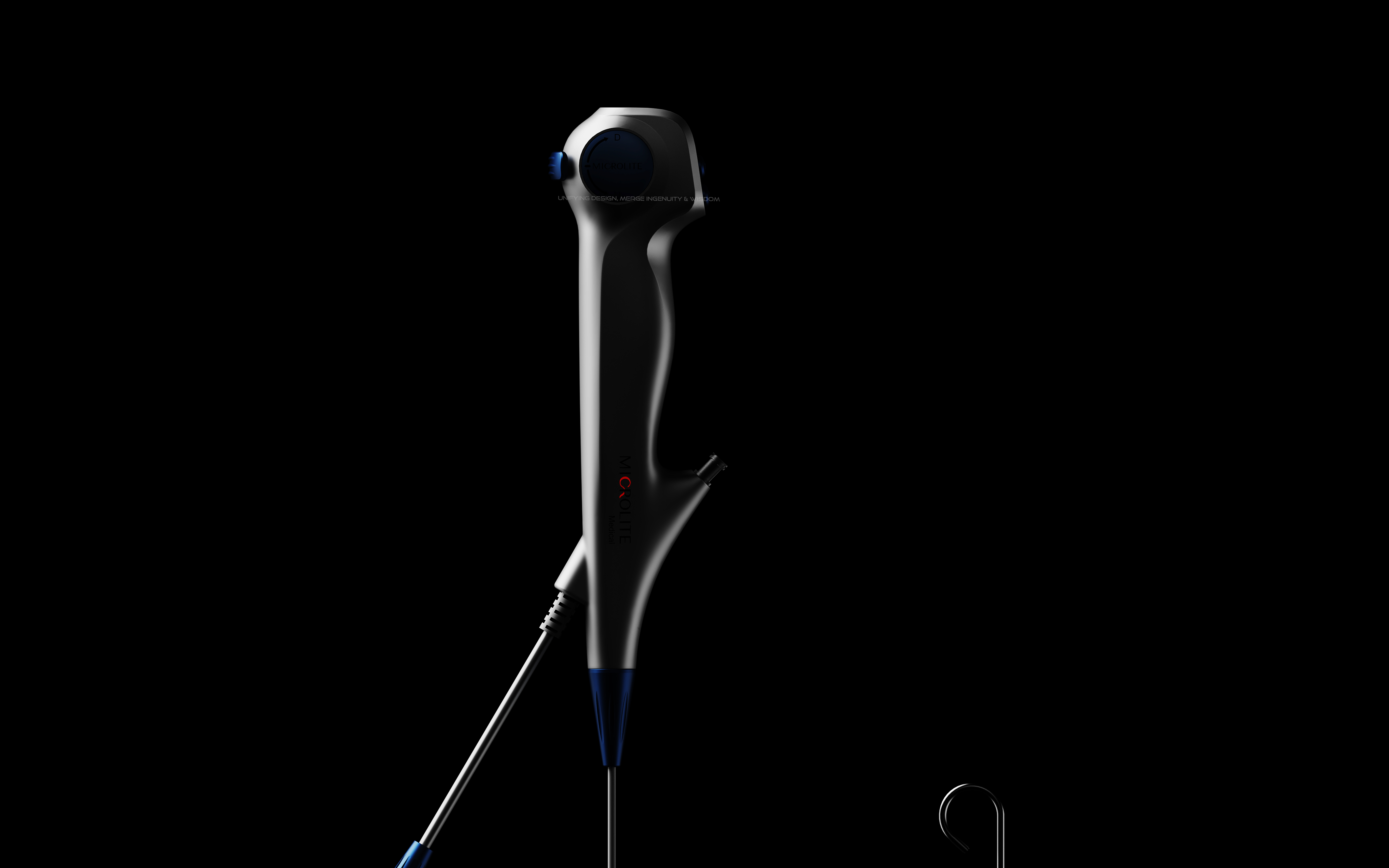 Medical product design, simple, fashion, handheld, simple and elegant smart，