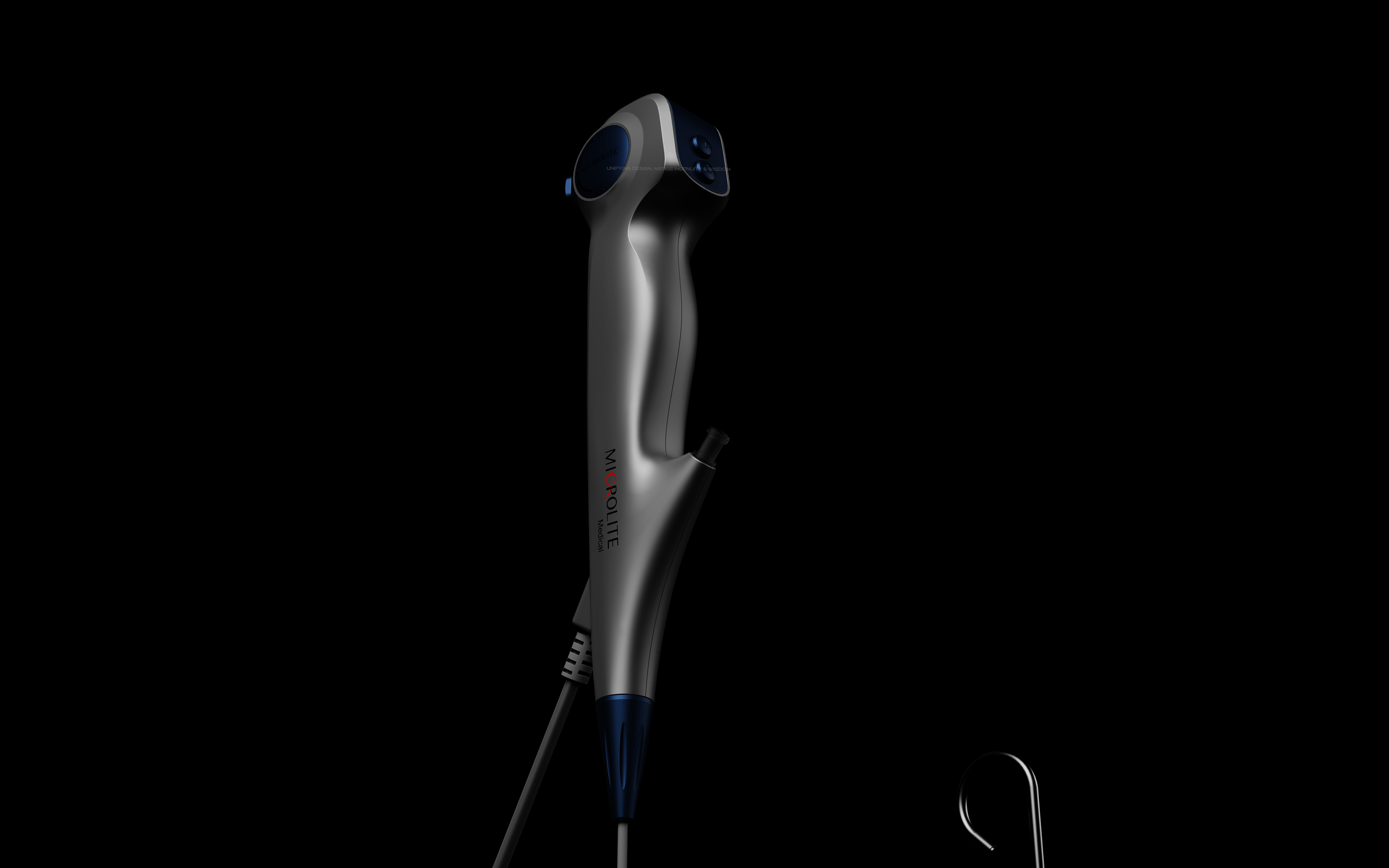 Medical product design, simple, fashion, handheld, simple and elegant smart，