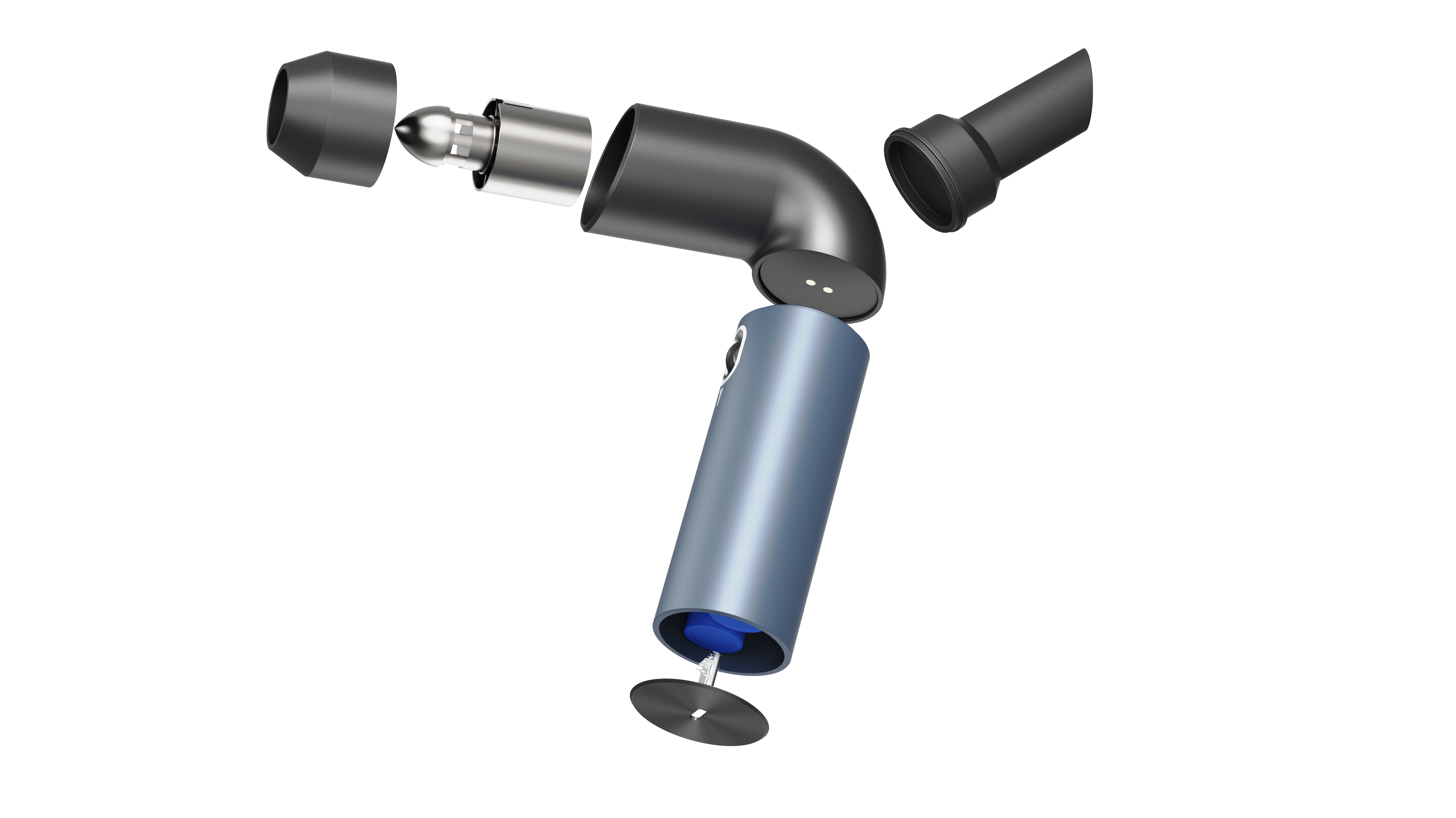 multi-function，modularization，tool，hair drier，Fan，Flashlight，brush，